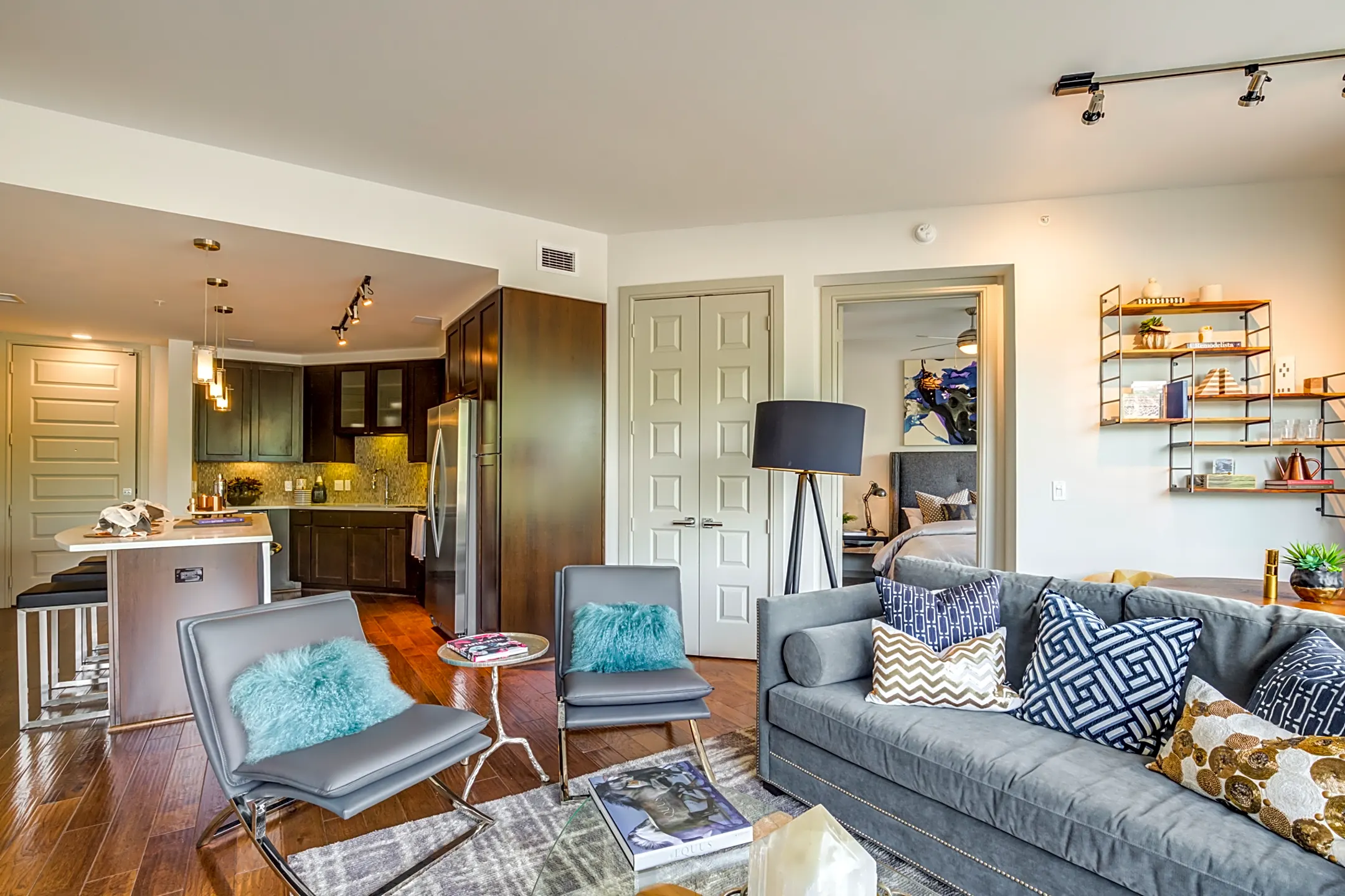 Living Room - Gables Cherry Creek Apartments - Denver, CO