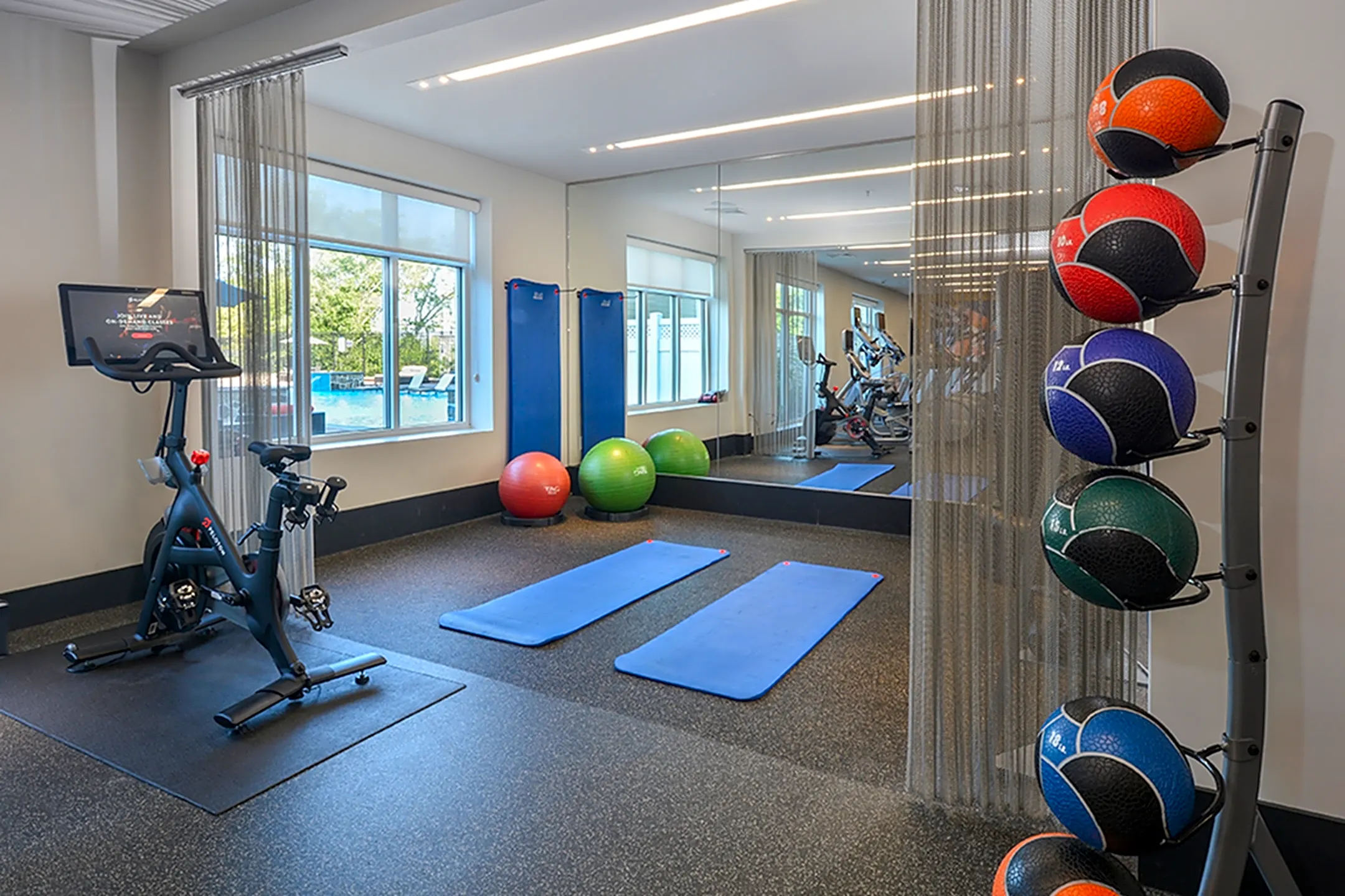 Fitness Weight Room - The Point at Glen Mills - Glen Mills, PA