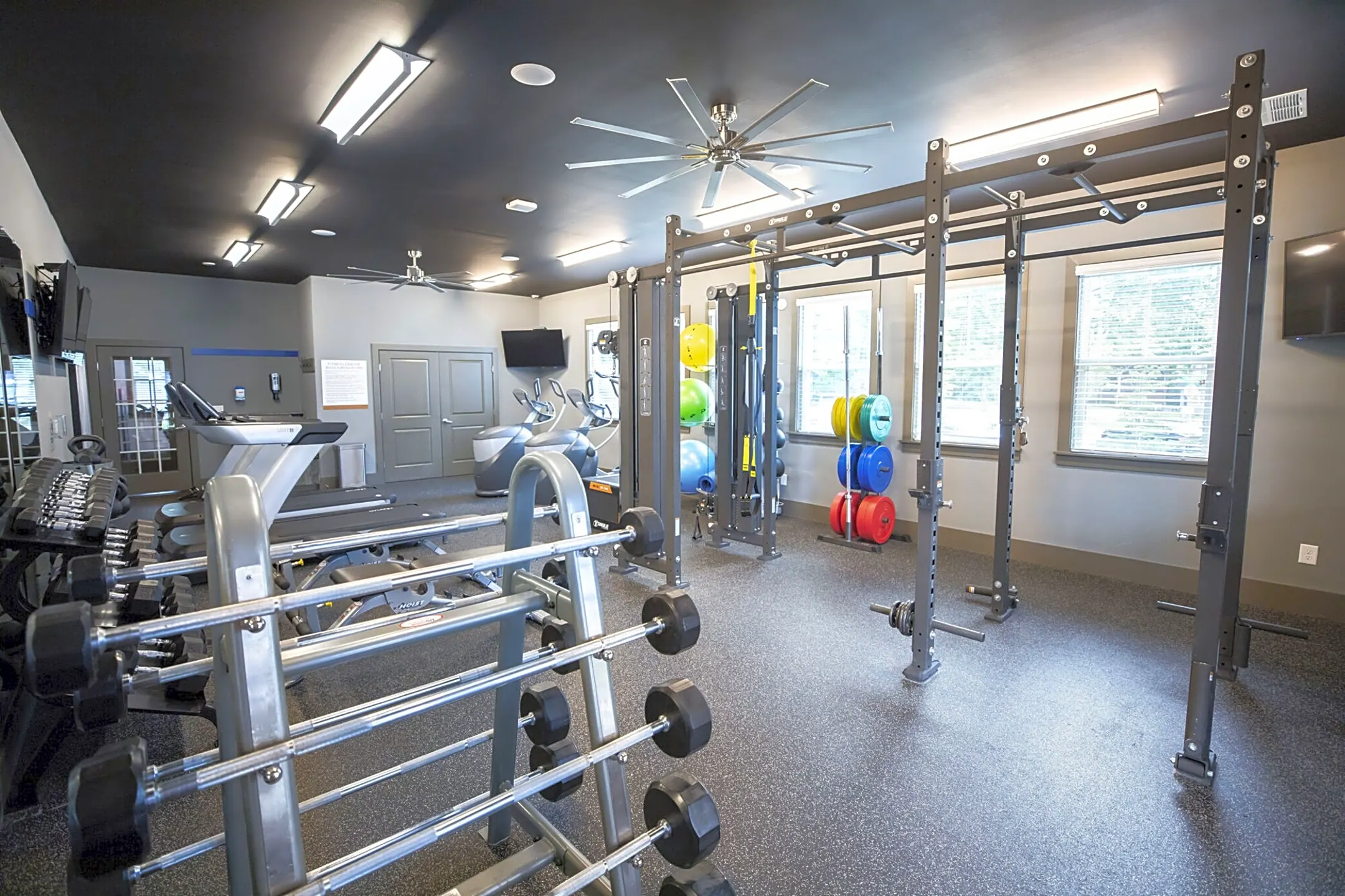 Fitness Weight Room - Country Park at Tall Oaks - Greensboro, NC