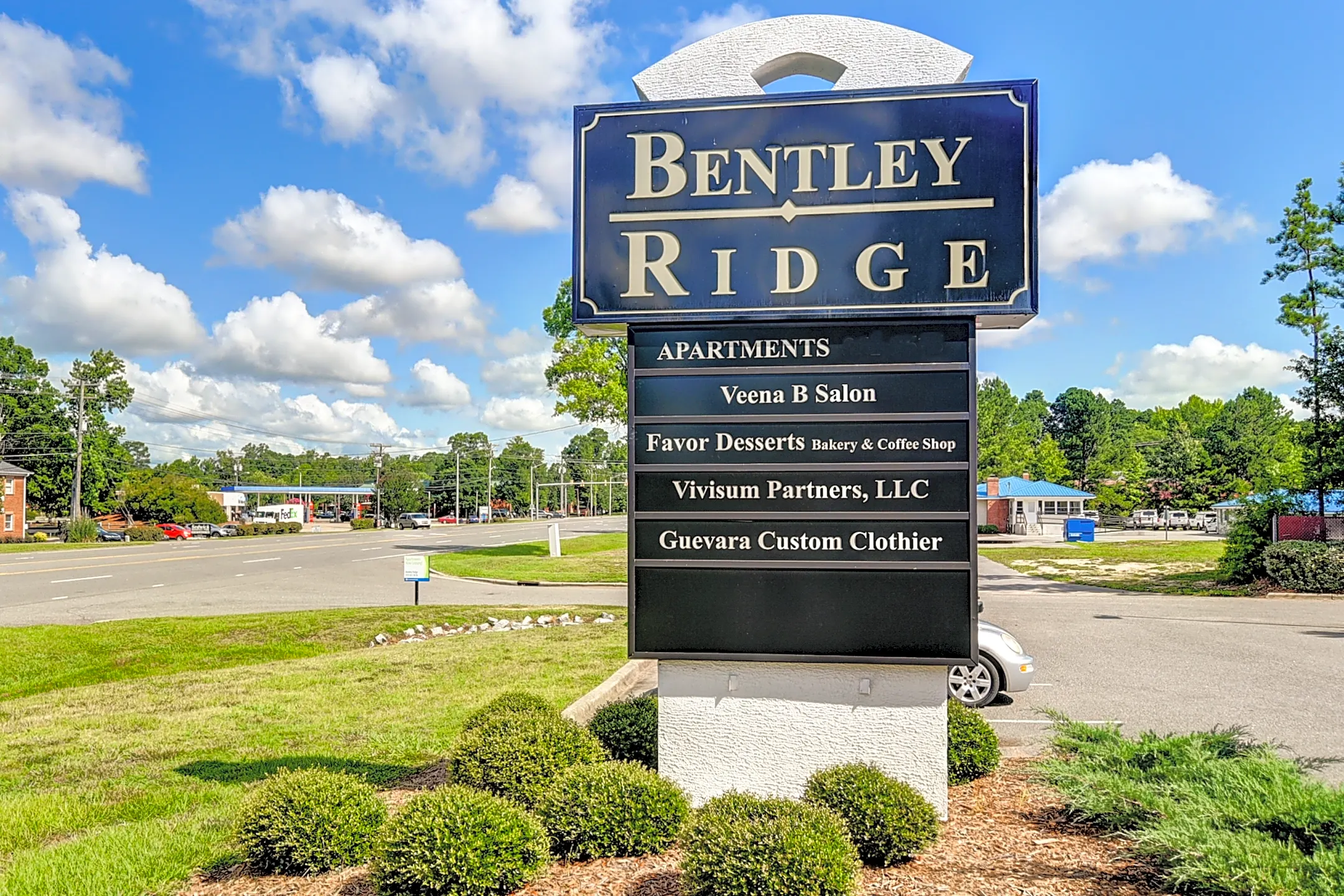 Community Signage - Bentley Ridge Apartments - Durham, NC