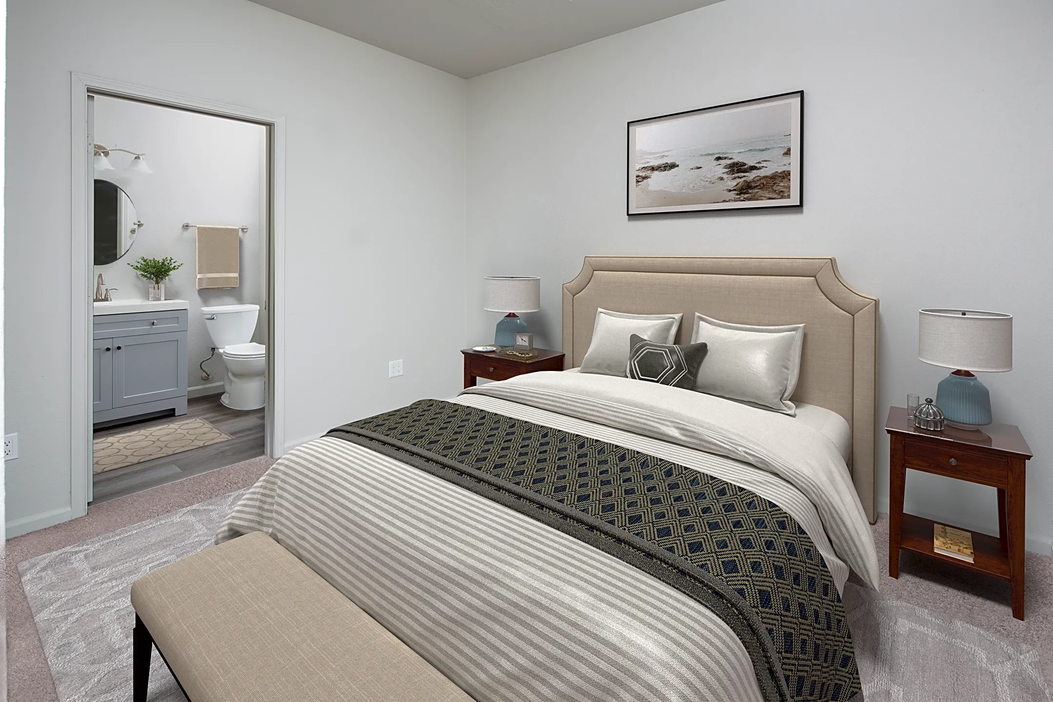 Bedroom - Canyon Park Apartments - Tallahassee, FL