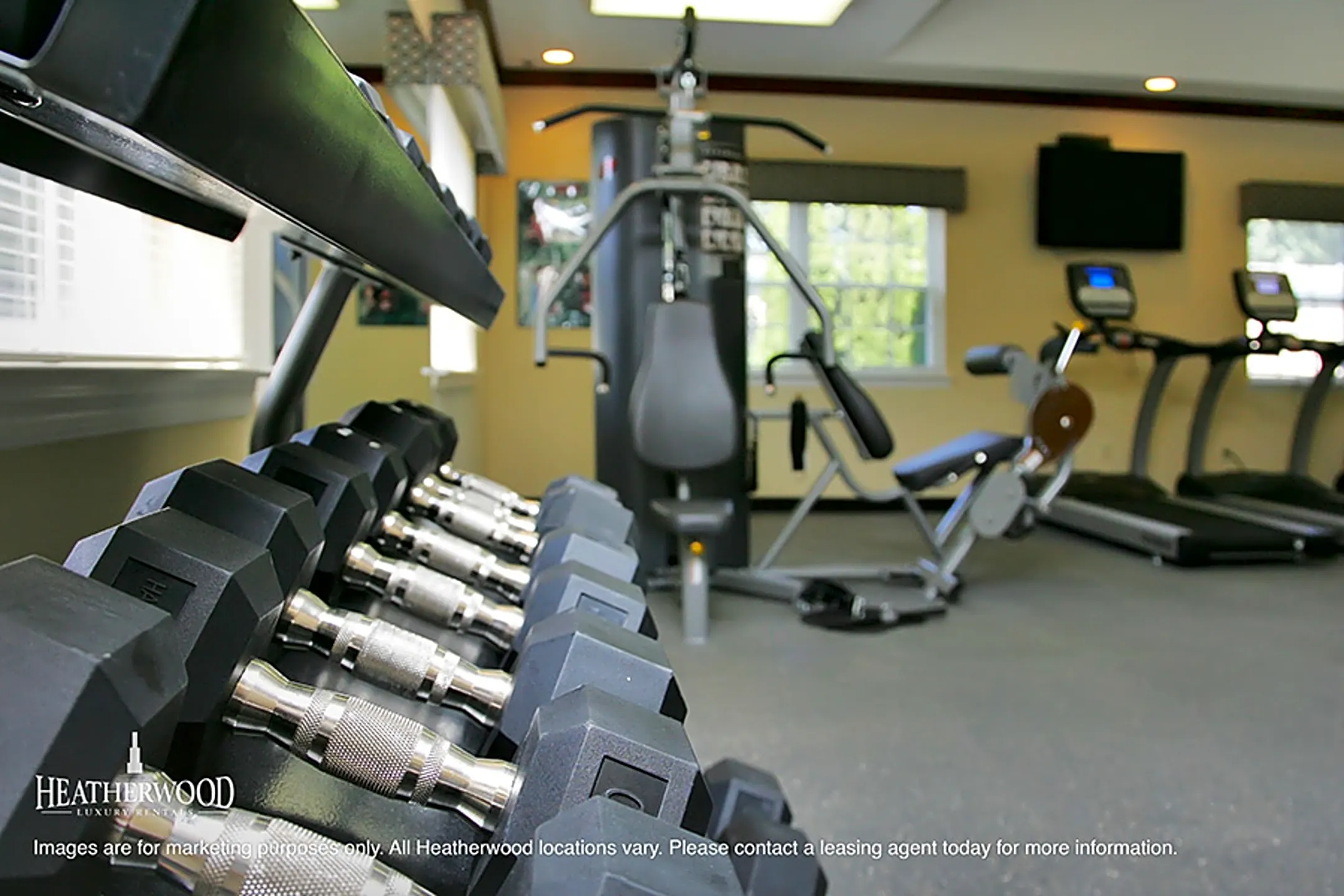 Fitness Weight Room - Heatherwood House at Oakdale - Bohemia, NY