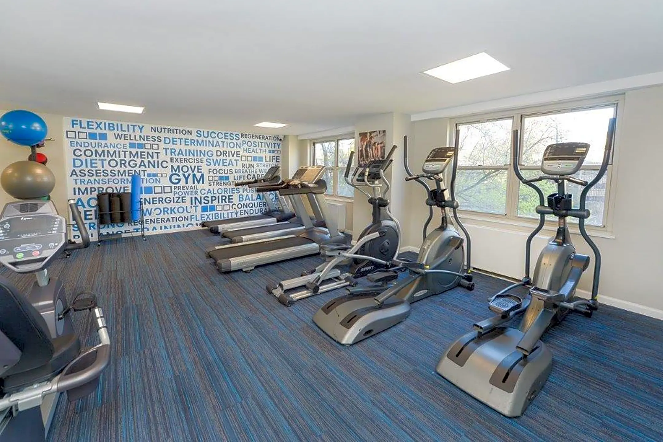 Fitness Weight Room - The Carlyle Apartment Homes - Baltimore, MD