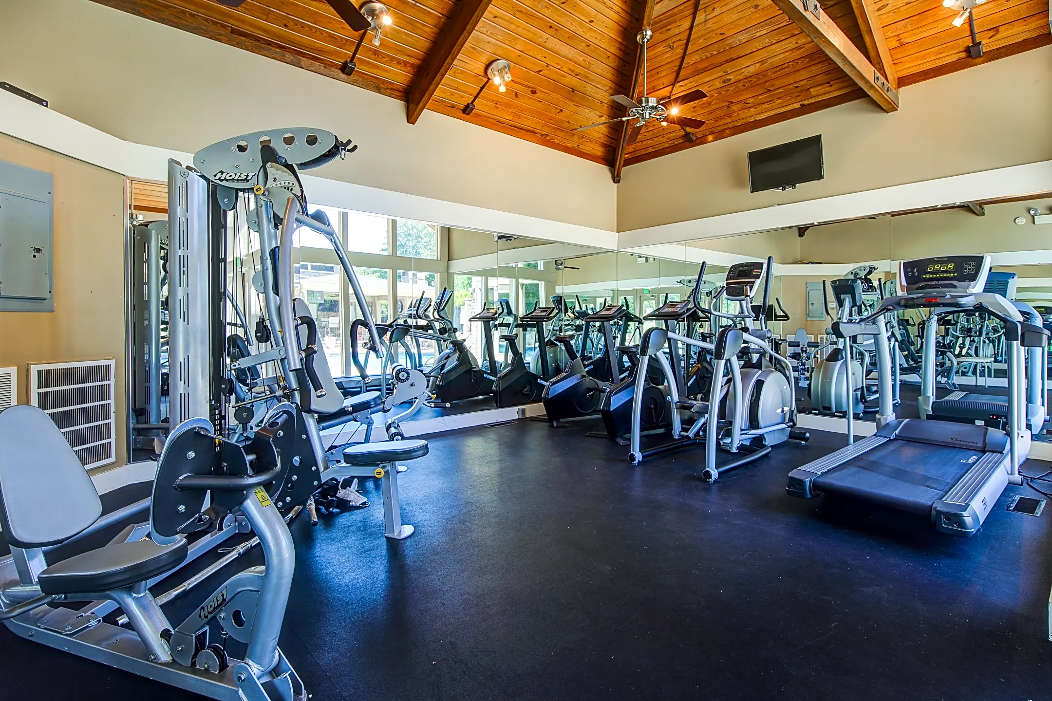 Fitness Weight Room - Woodcrest Apartments - Augusta, GA