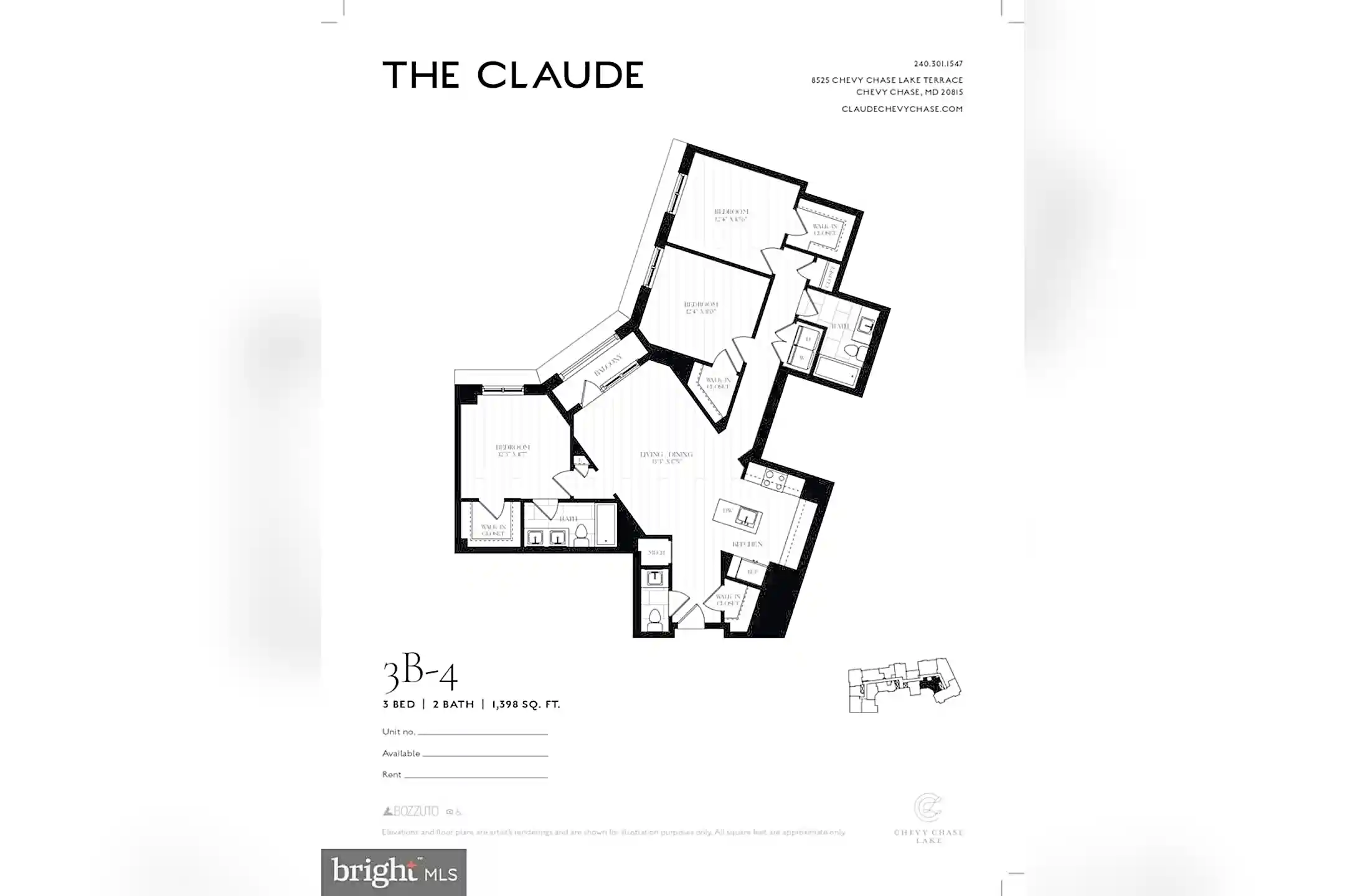 3820 Chaplin Pl 1113 Chevy Chase, MD Apartments for Rent Rent.