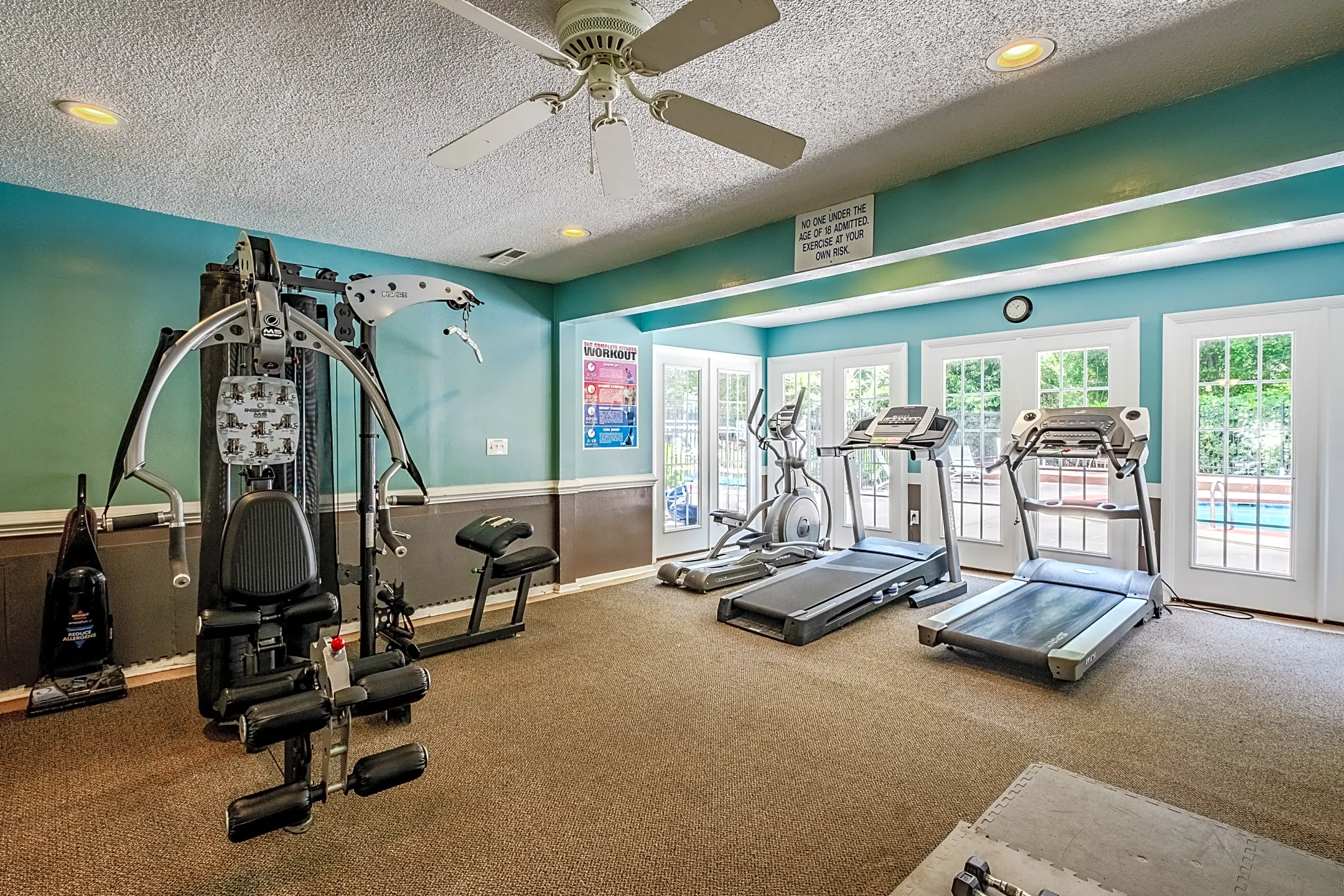 Fitness Weight Room - Keswick Apartments - Greenville, NC