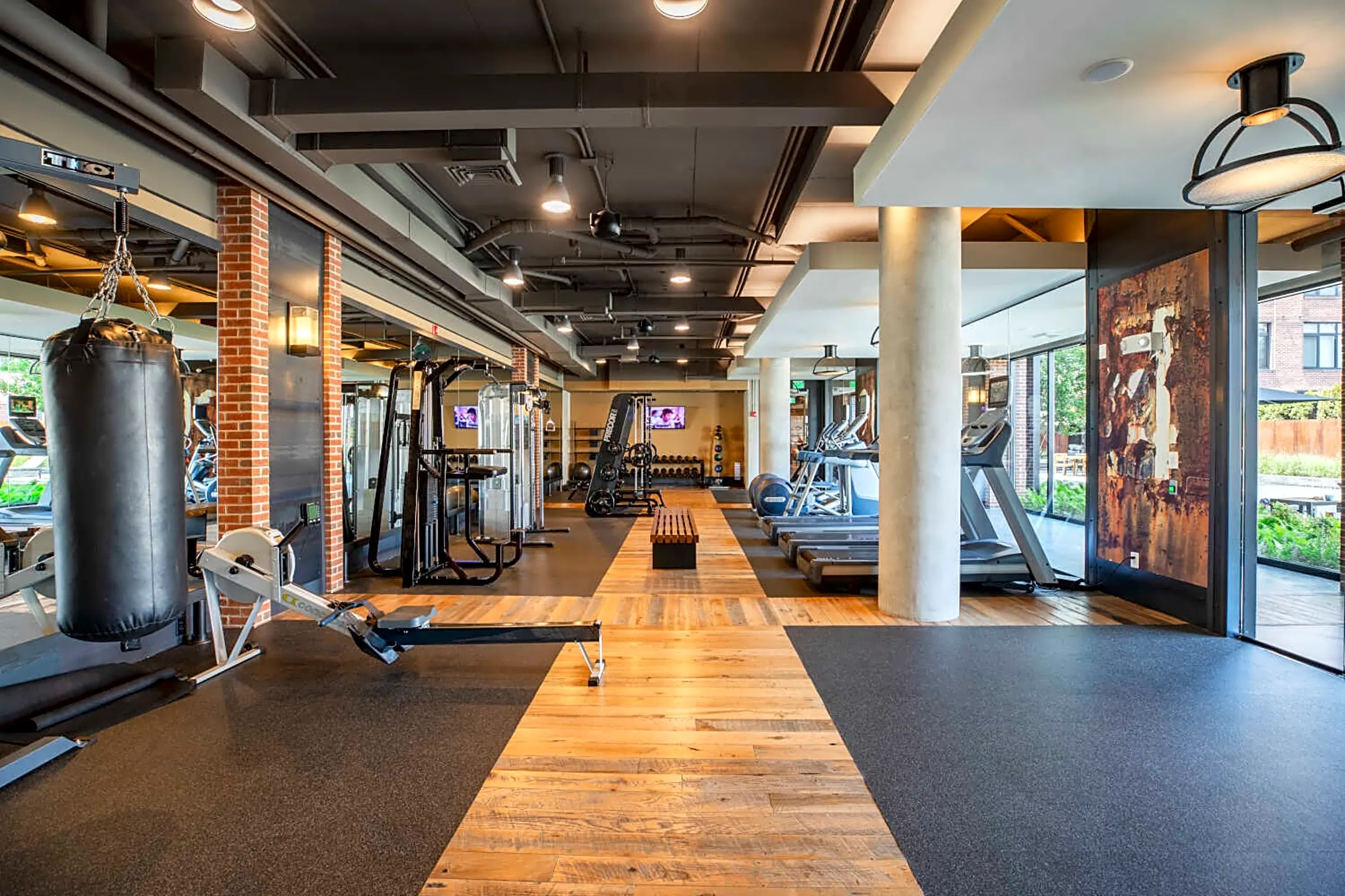 Fitness Weight Room - Union Wharf Apartments - Baltimore, MD