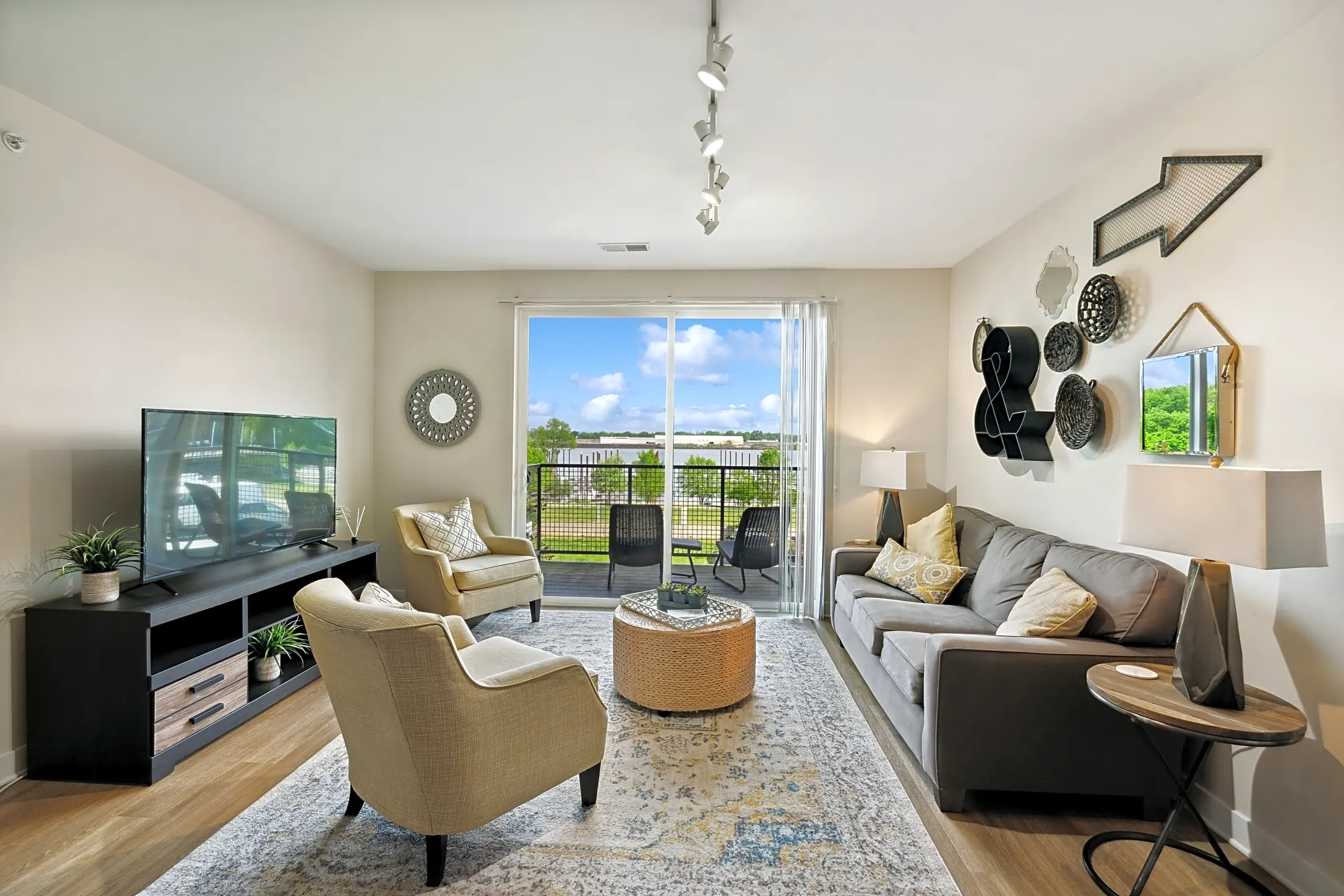 Living Room - Waterside at Riverpark Place - Louisville, KY