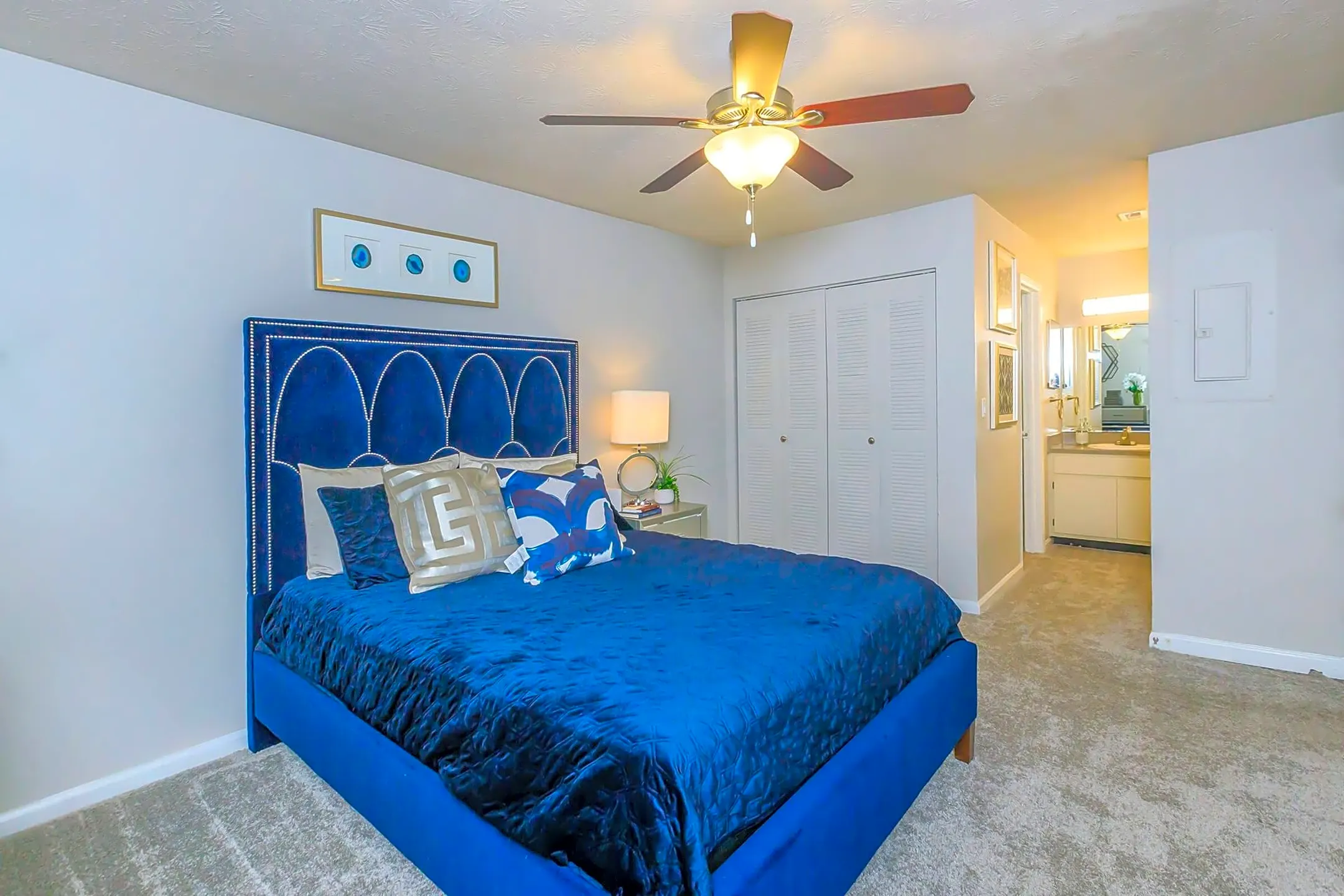 Bedroom - Hampton Place Apartments - Columbus, GA