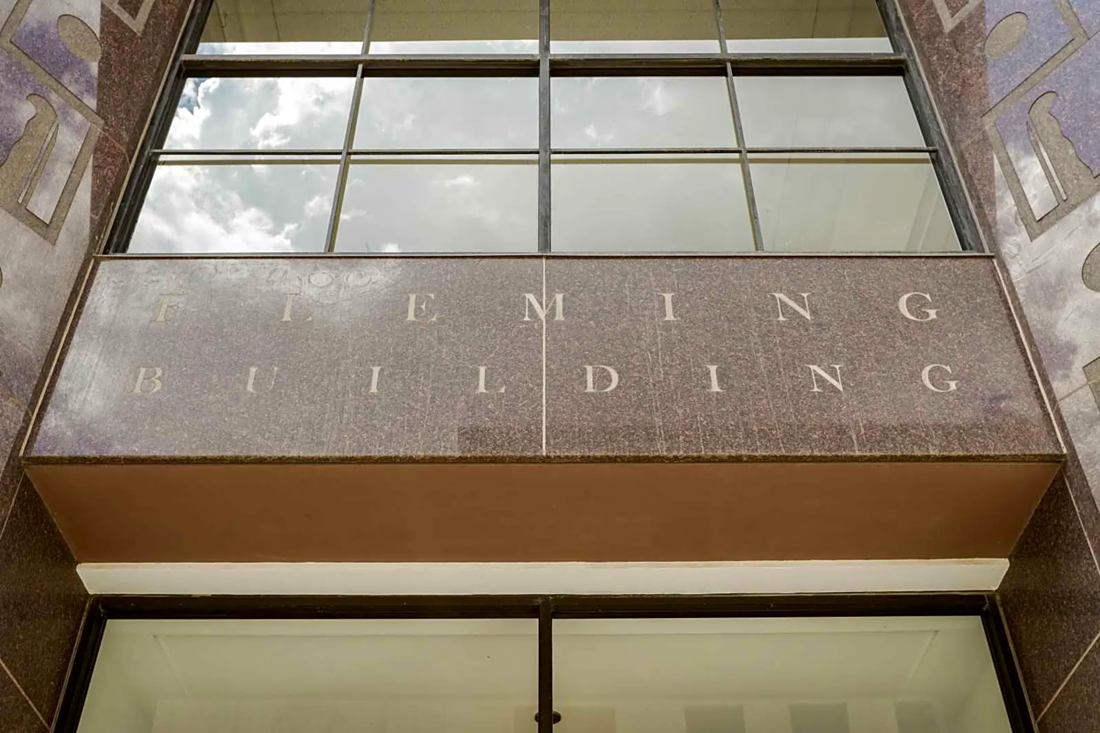 Community Signage - The Fleming Building - Des Moines, IA
