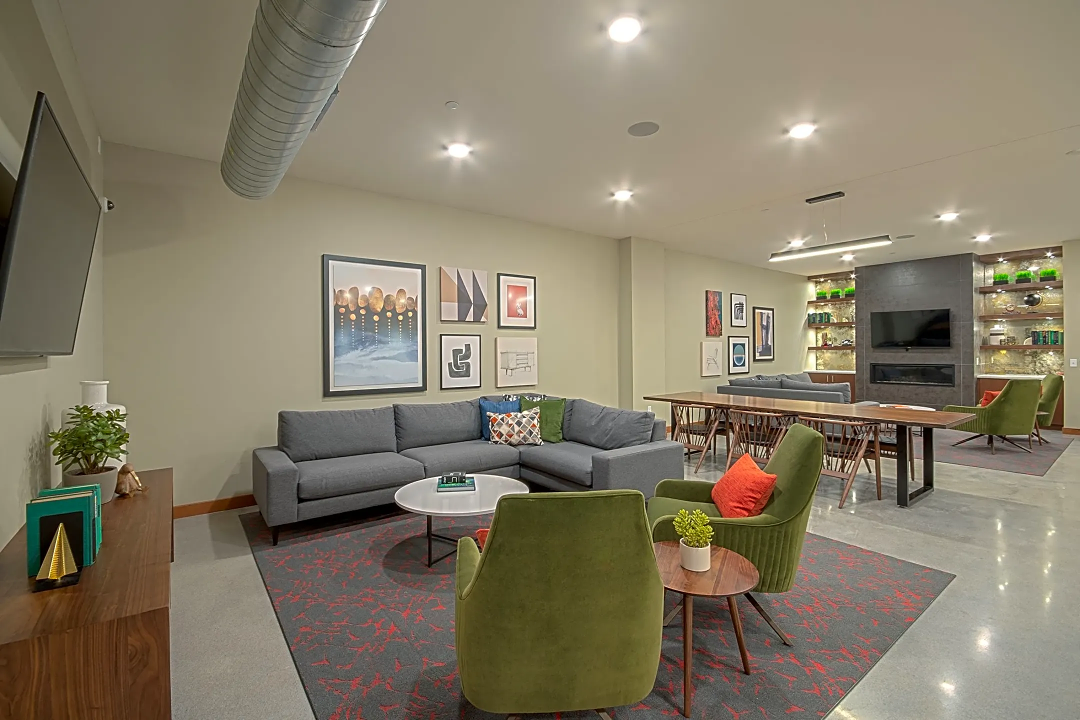Living Room - Press House Apartments - Saint Paul, MN