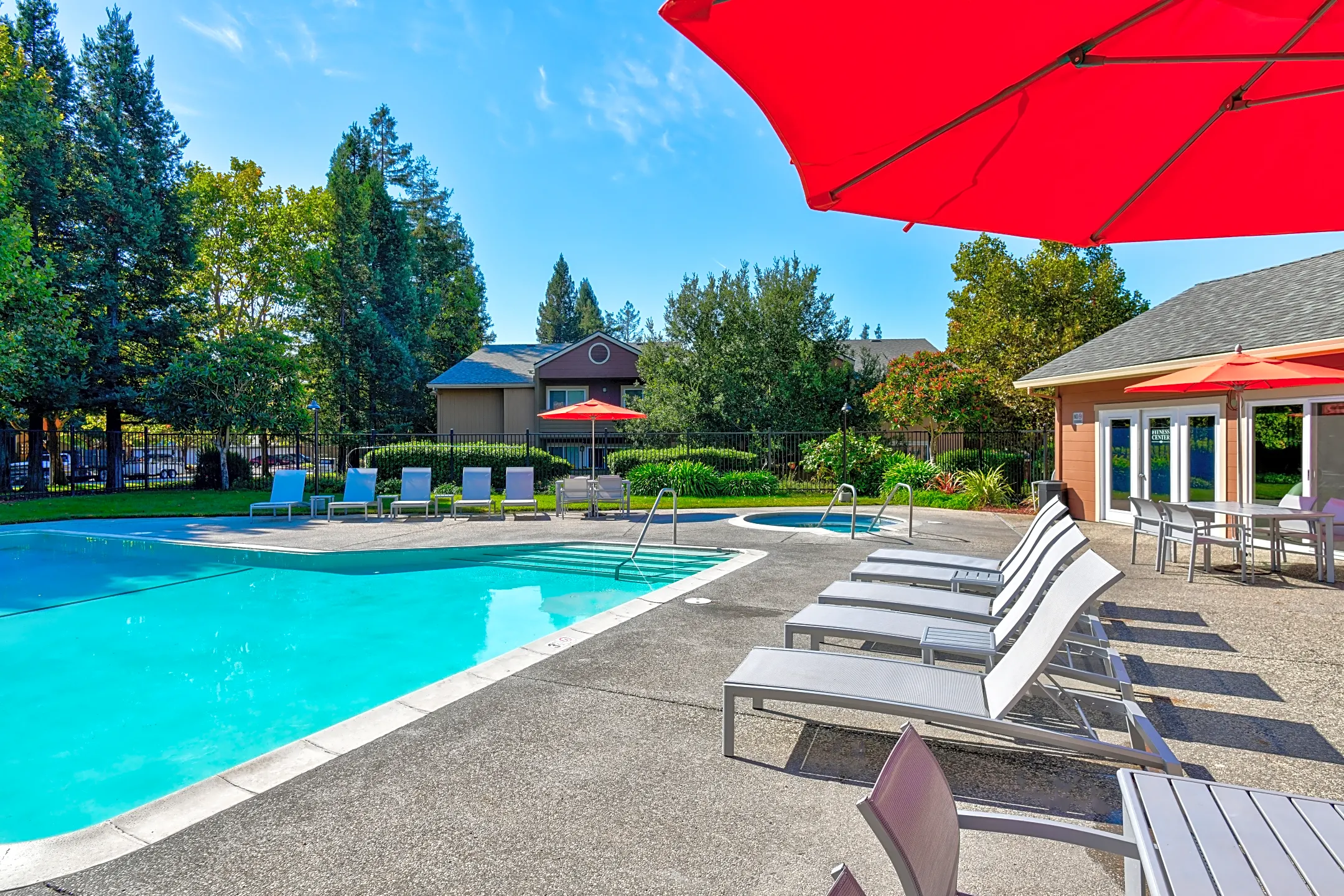 Pool - Spring Club Apartments - Santa Rosa, CA