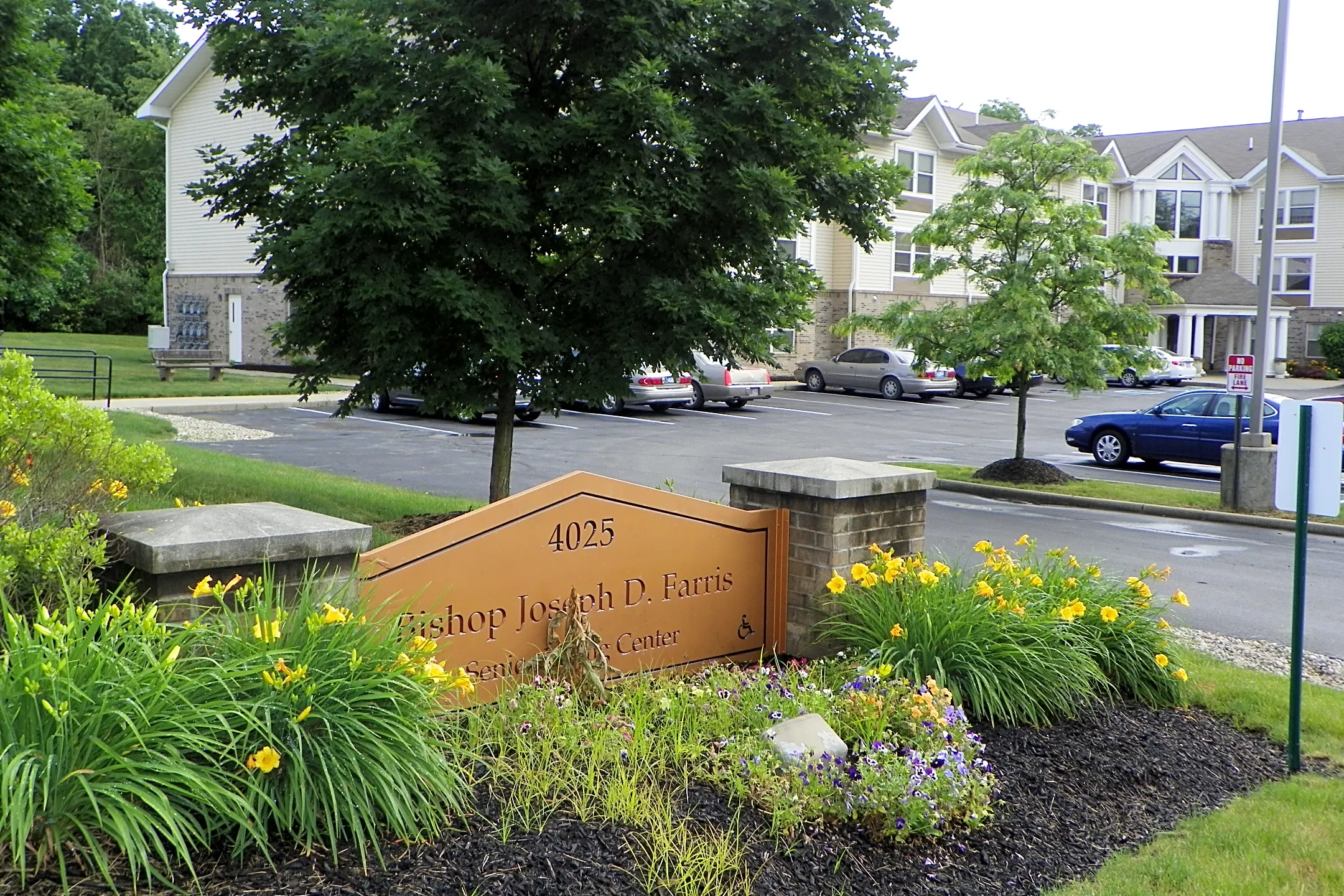 Community Signage - Bishop J. Farris Senior Living Apartments - Indianapolis, IN