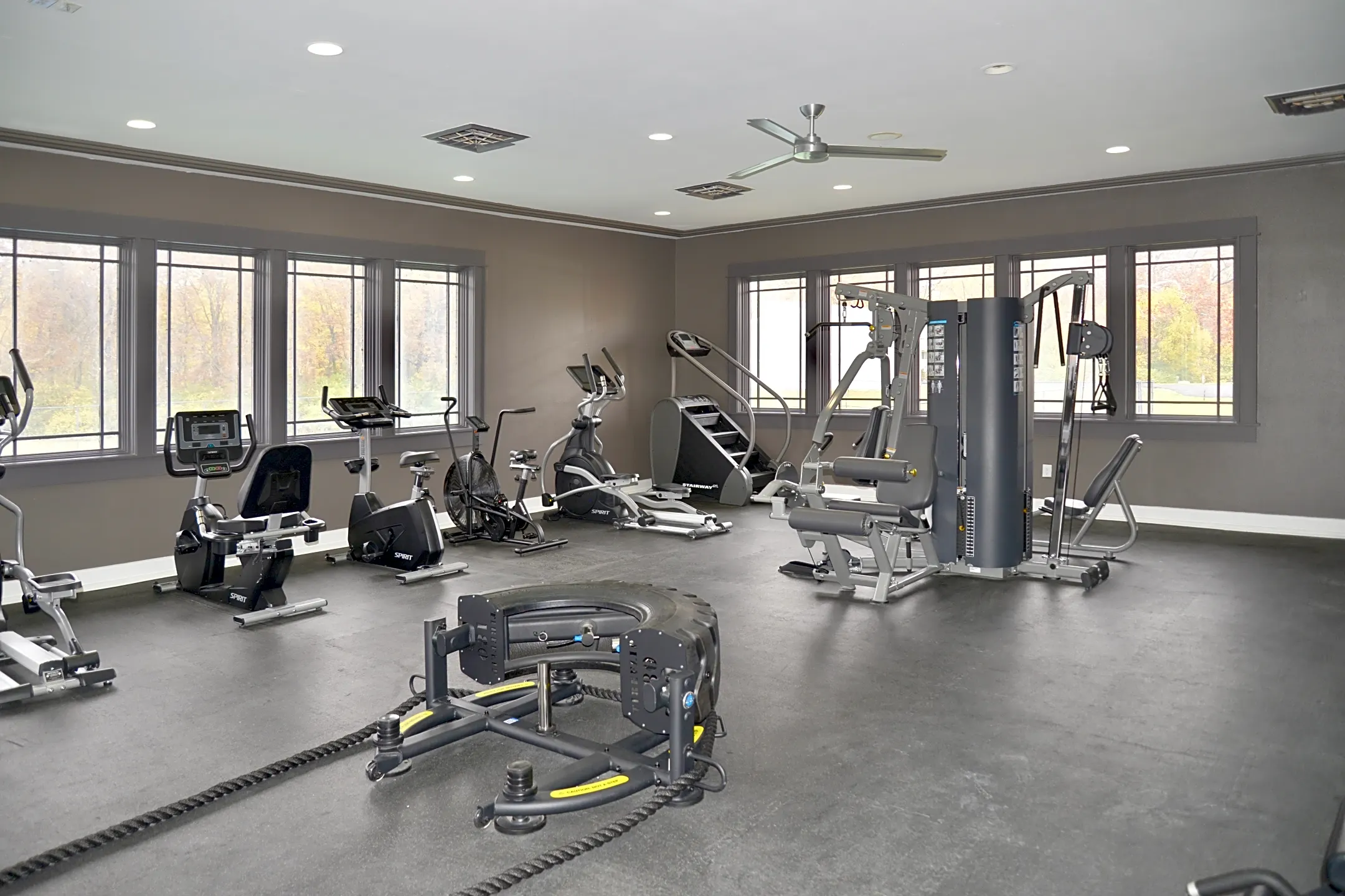 Fitness Weight Room - Riverbend Apartments - Indianapolis, IN