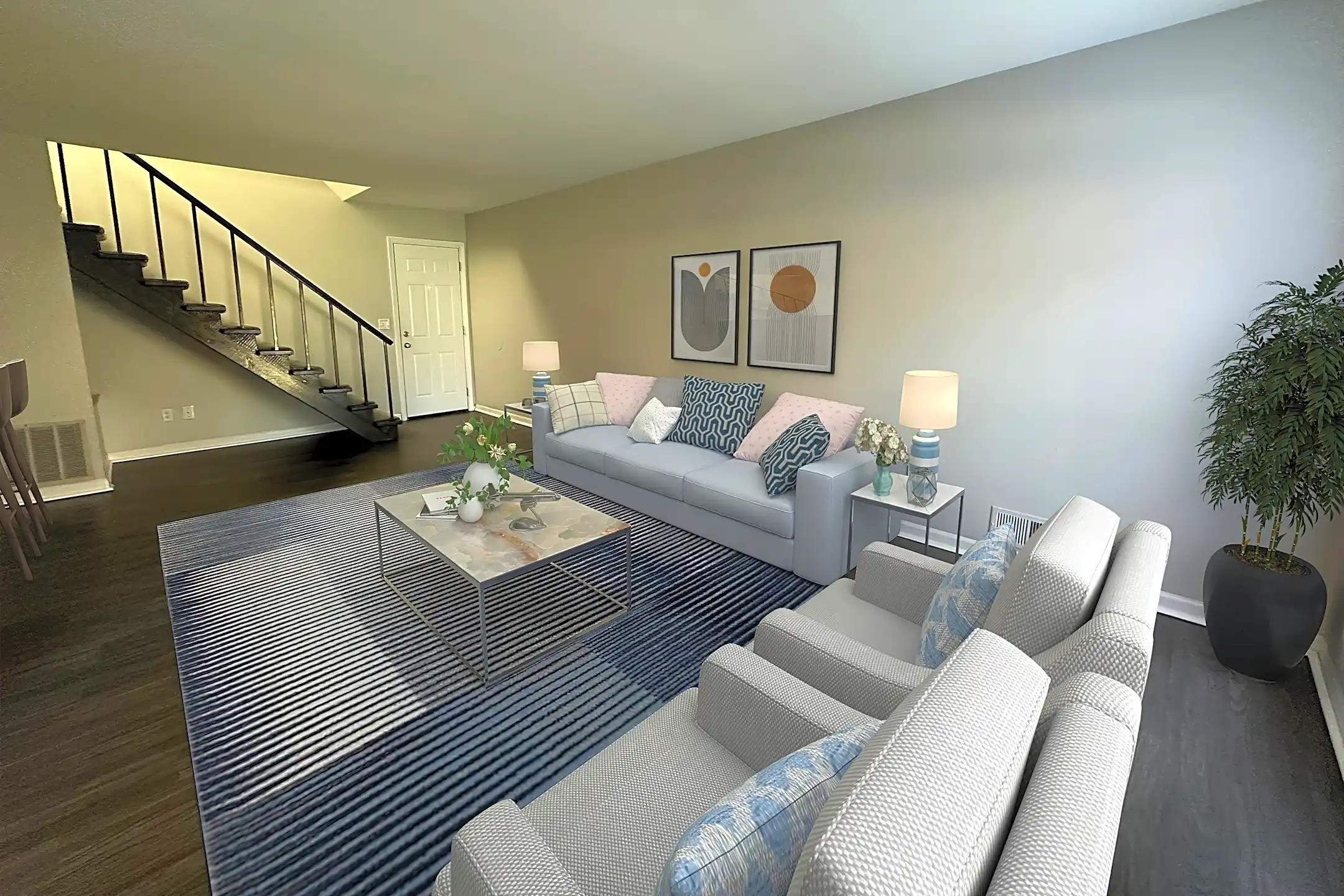 Living Room - The Peak - Toledo, OH