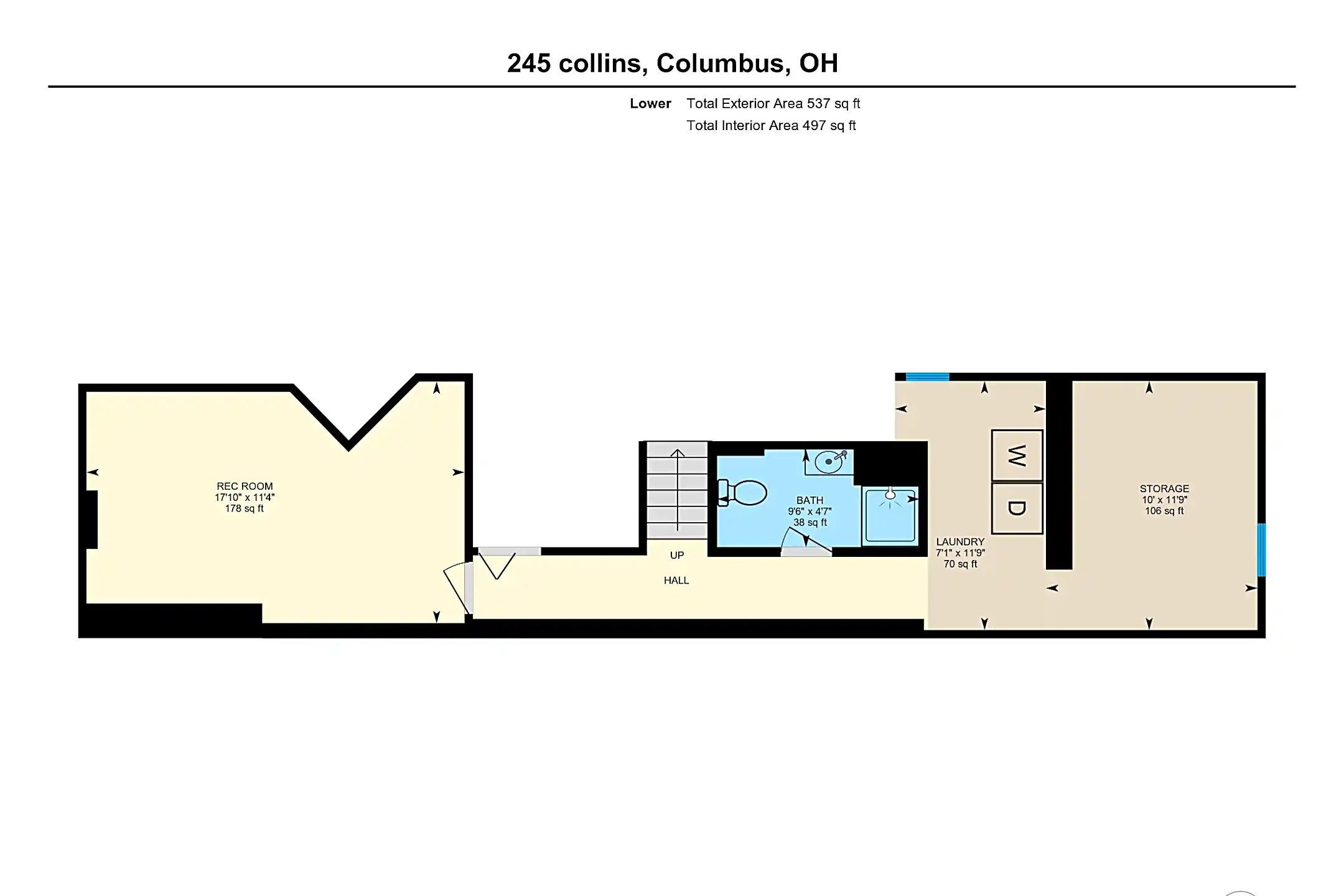 Building - 245 Collins Ave - Columbus, OH
