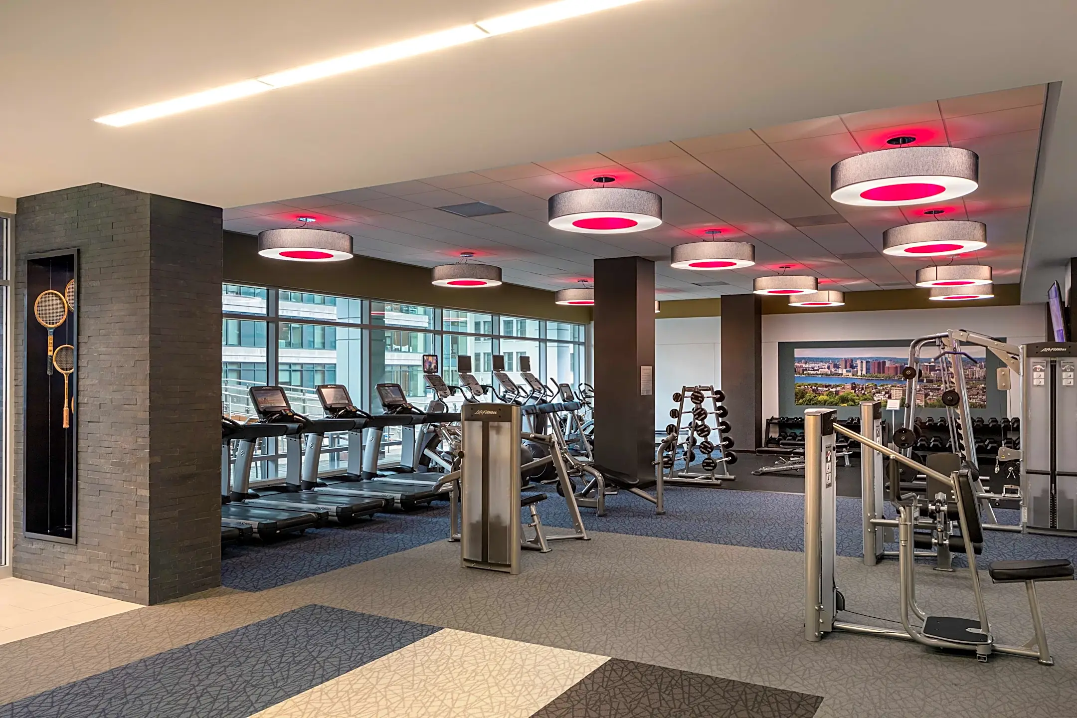 Fitness Weight Room - The Kensington - Boston, MA