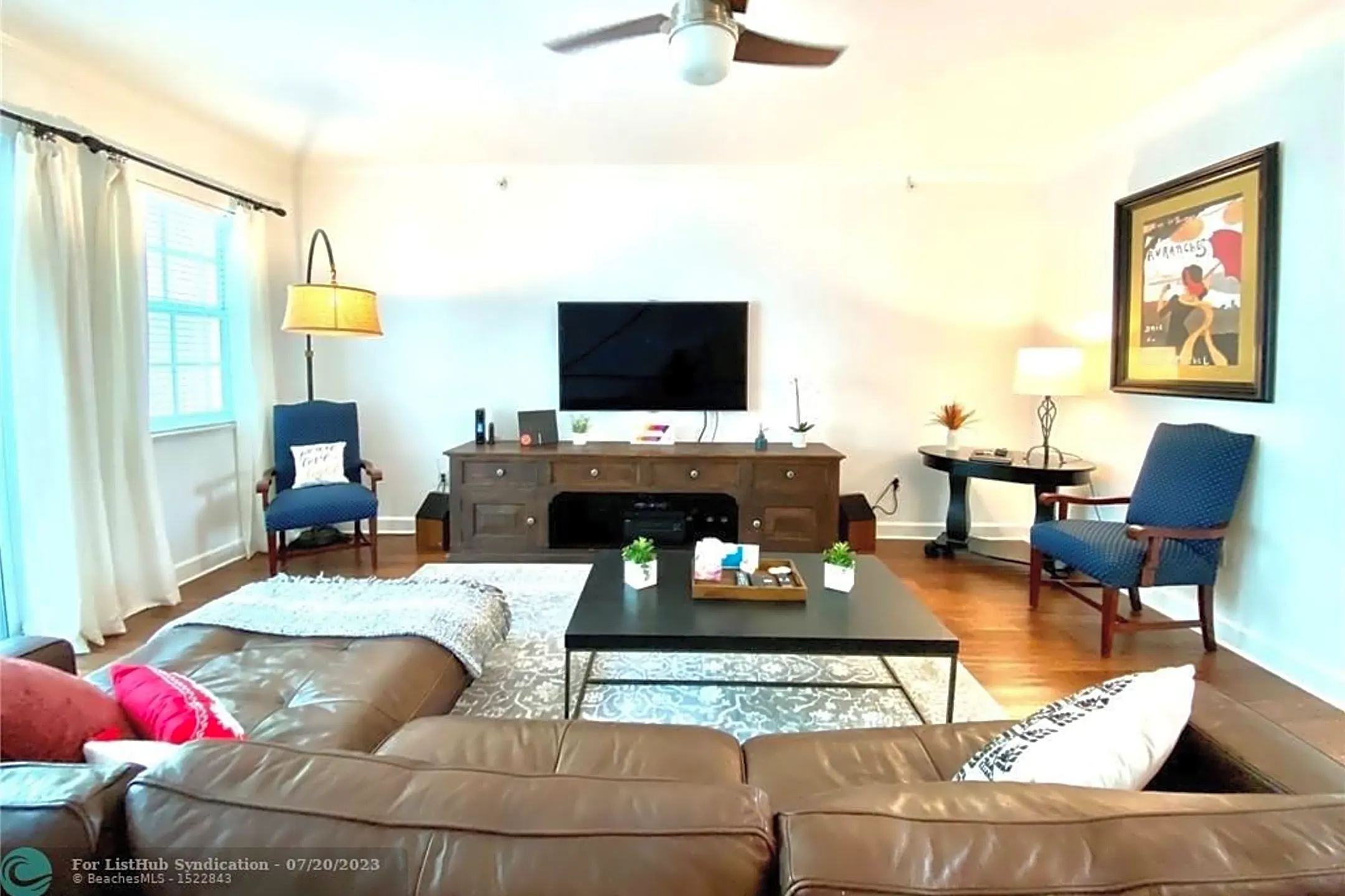 Living Room - 326 Moorings Dr - Lantana, FL