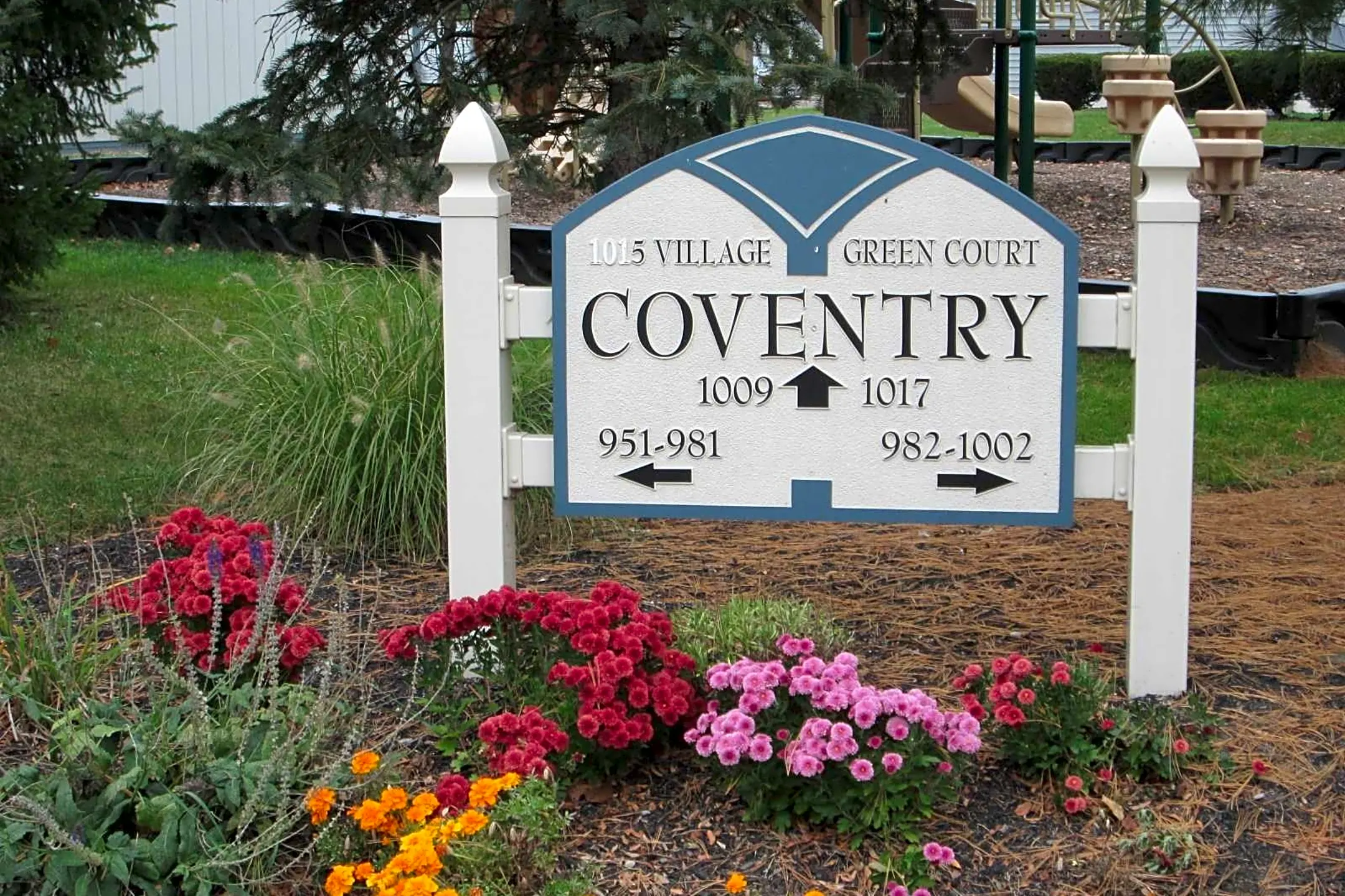 Community Signage - Coventry Apartments - Newark, OH