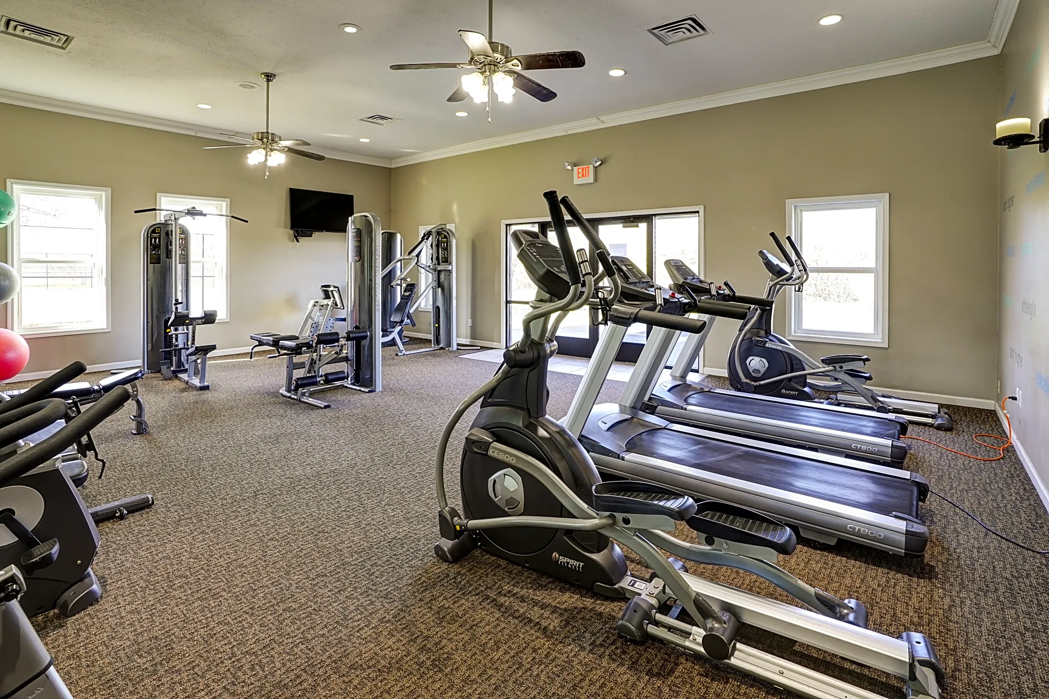 Fitness Weight Room - The M Club Apartments - Indianapolis, IN