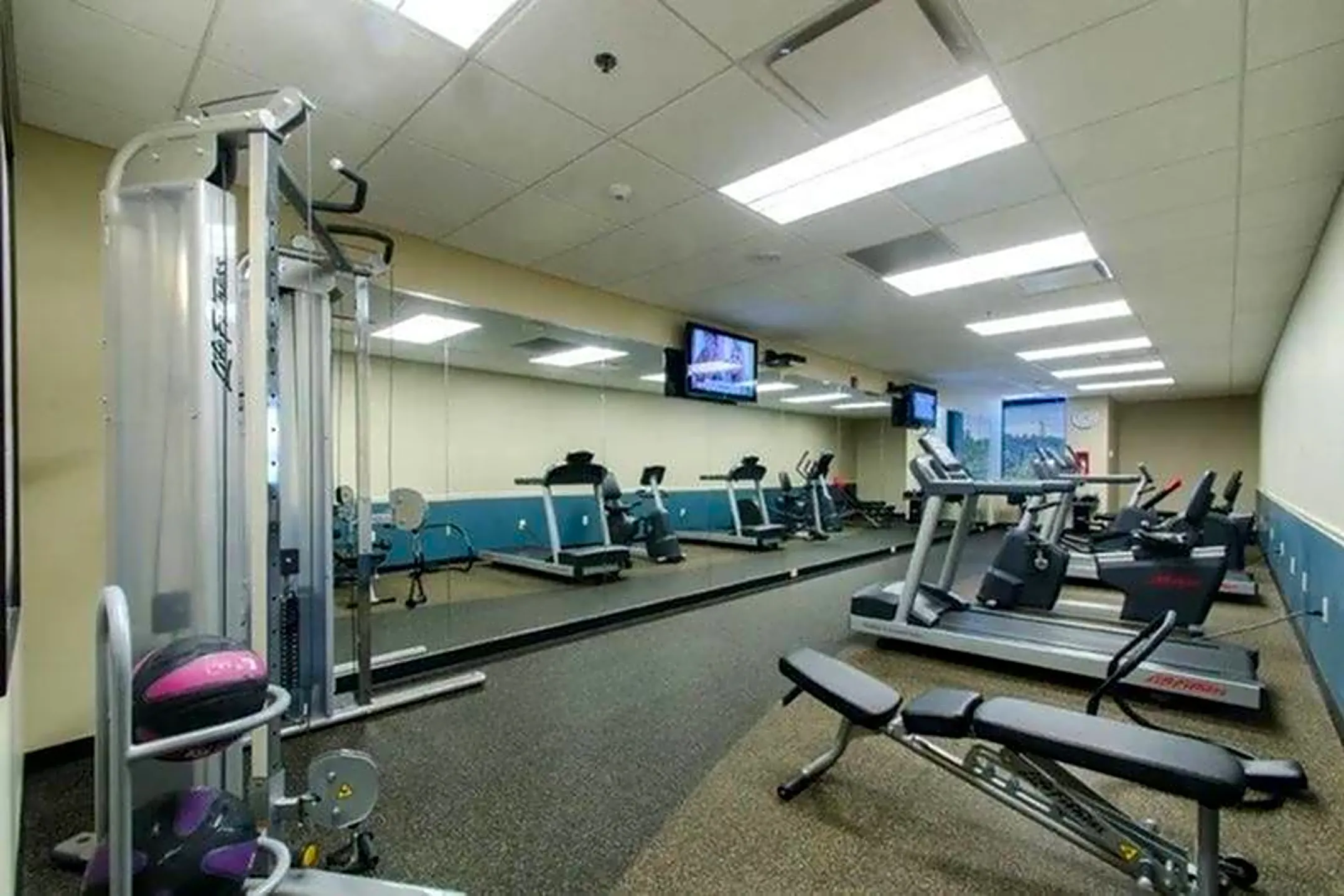 Fitness Weight Room - Apartments at River View - Pittsburgh, PA