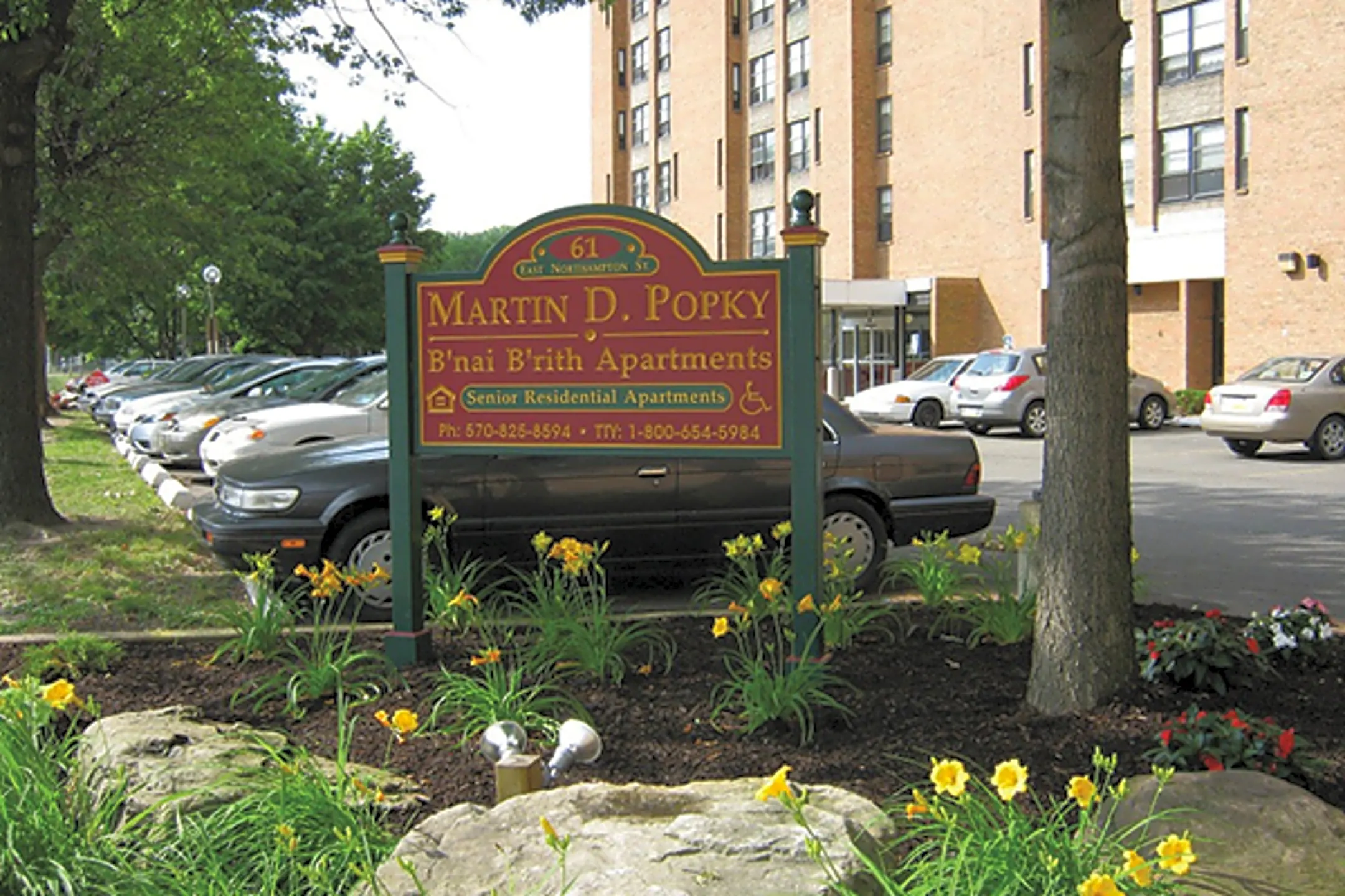 Martin D. Popky, B'nai B'rith Senior Apartments - 61 E Northampton St ...