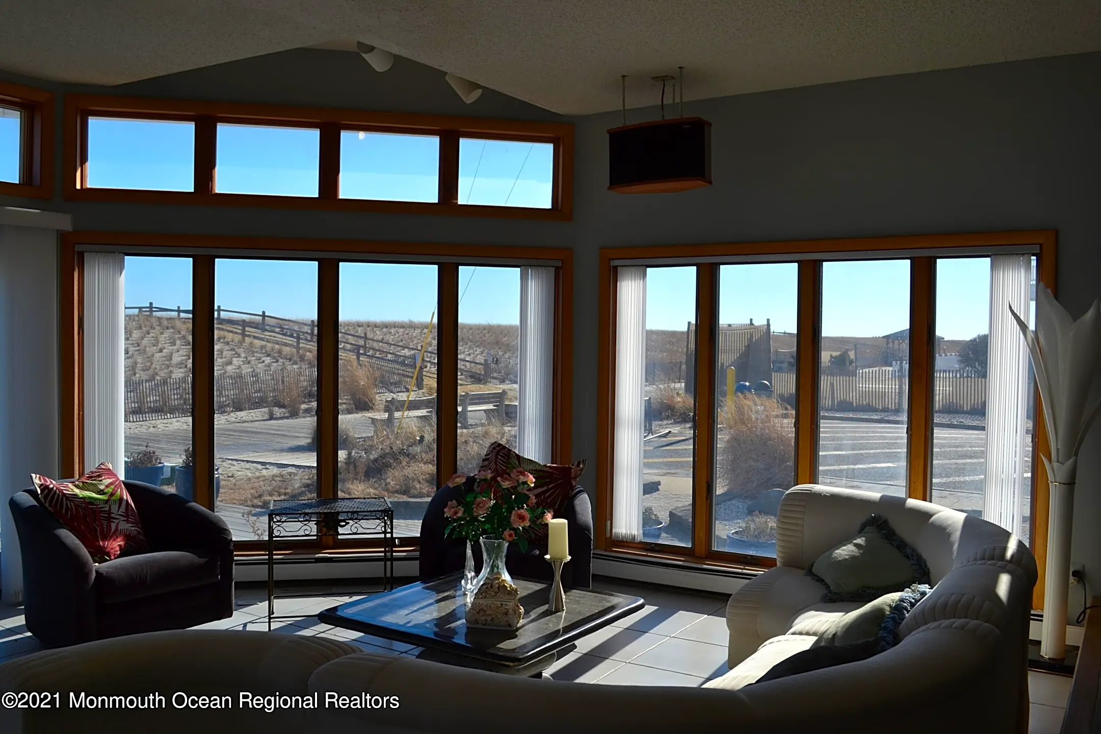 Living Room - 106 Oceanfront - Lavallette, NJ