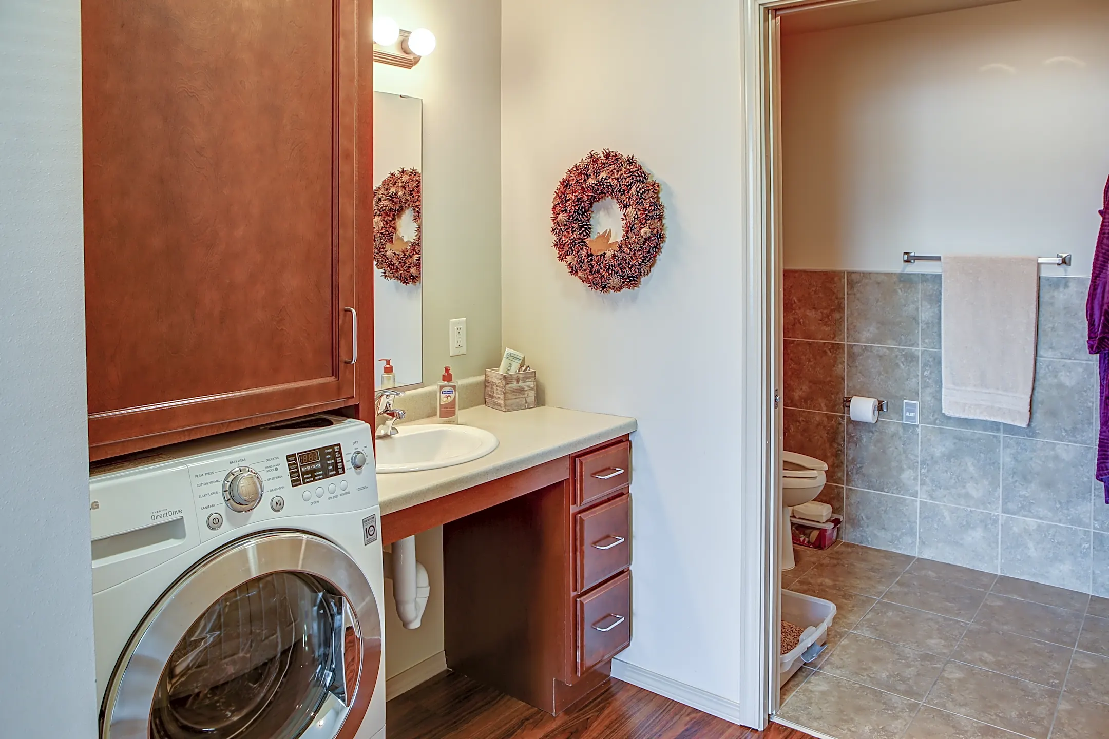 Bathroom - City Center Apartments Senior Living - Sioux Falls, SD