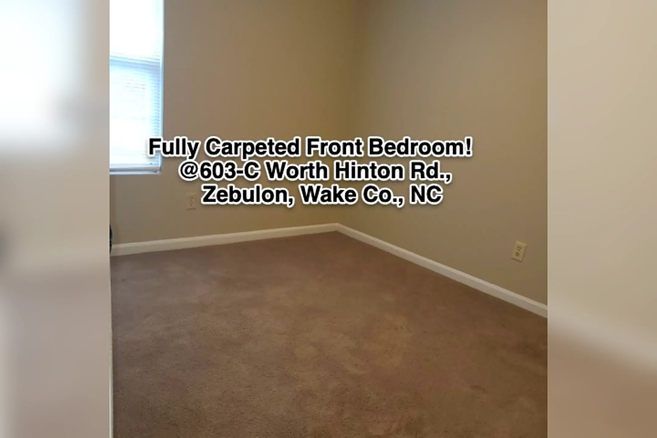 601 Worth Hinton Rd 601 Worth Hinton Rd unit 603C Zebulon, NC