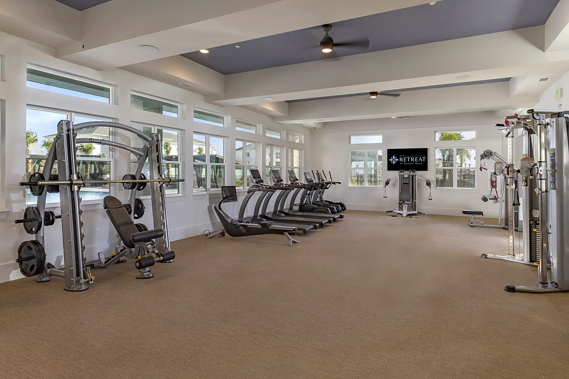 Fitness Weight Room - Retreat at Sunset Walk - Kissimmee, FL