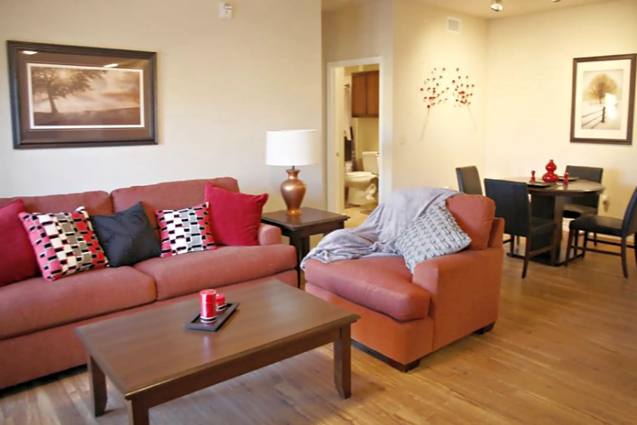 Living Room - Reserve at Jones Road - Beeville, TX