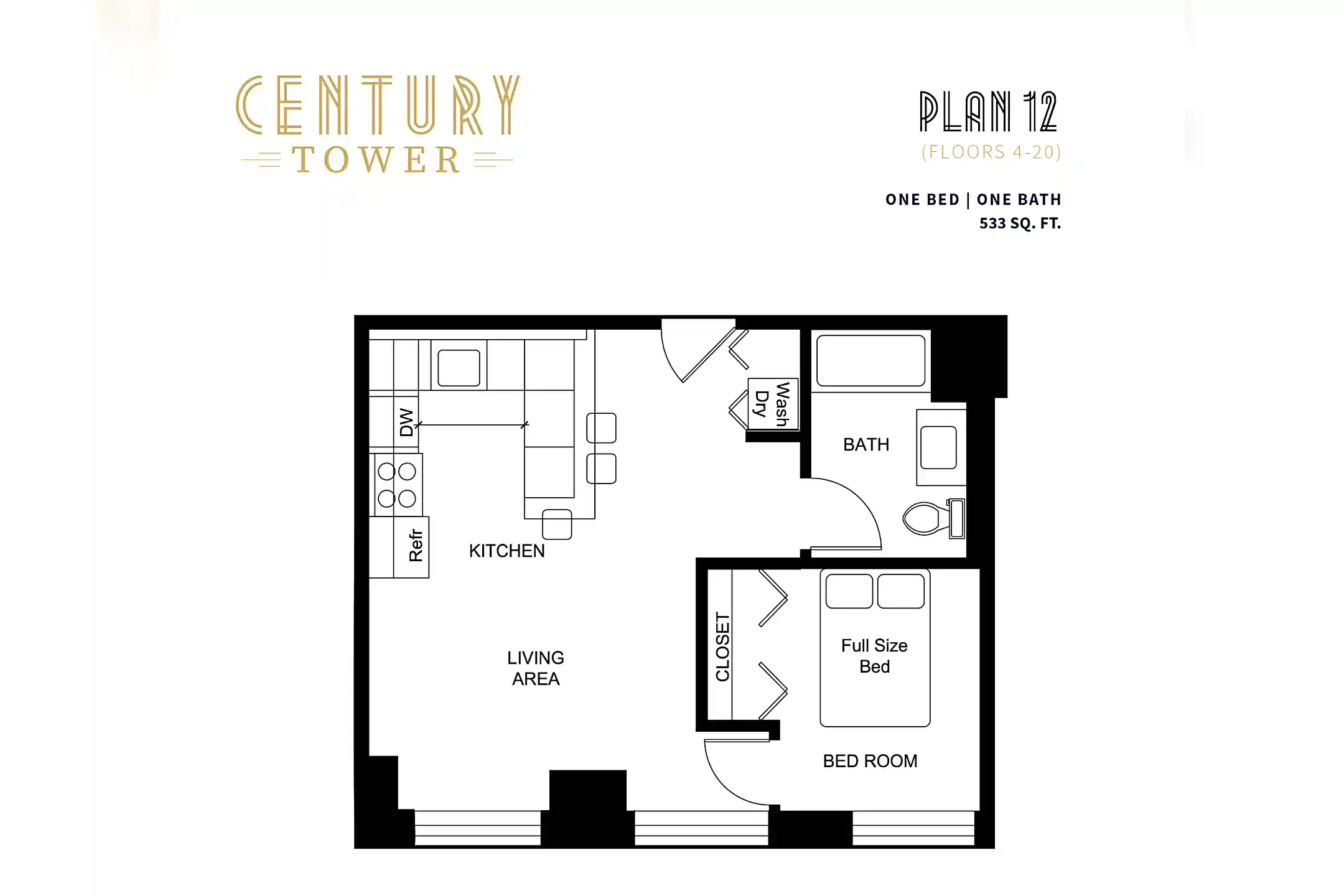 182 W Lake St 182 W Lake St unit 312R Chicago, IL Houses for Rent