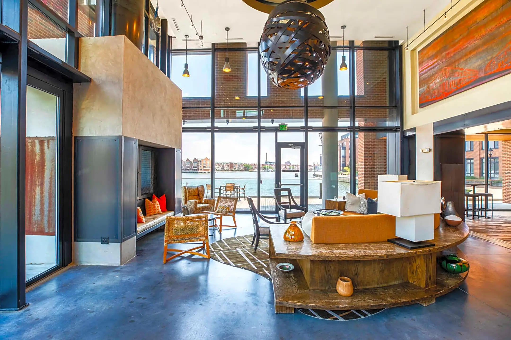 Living Room - Union Wharf Apartments - Baltimore, MD