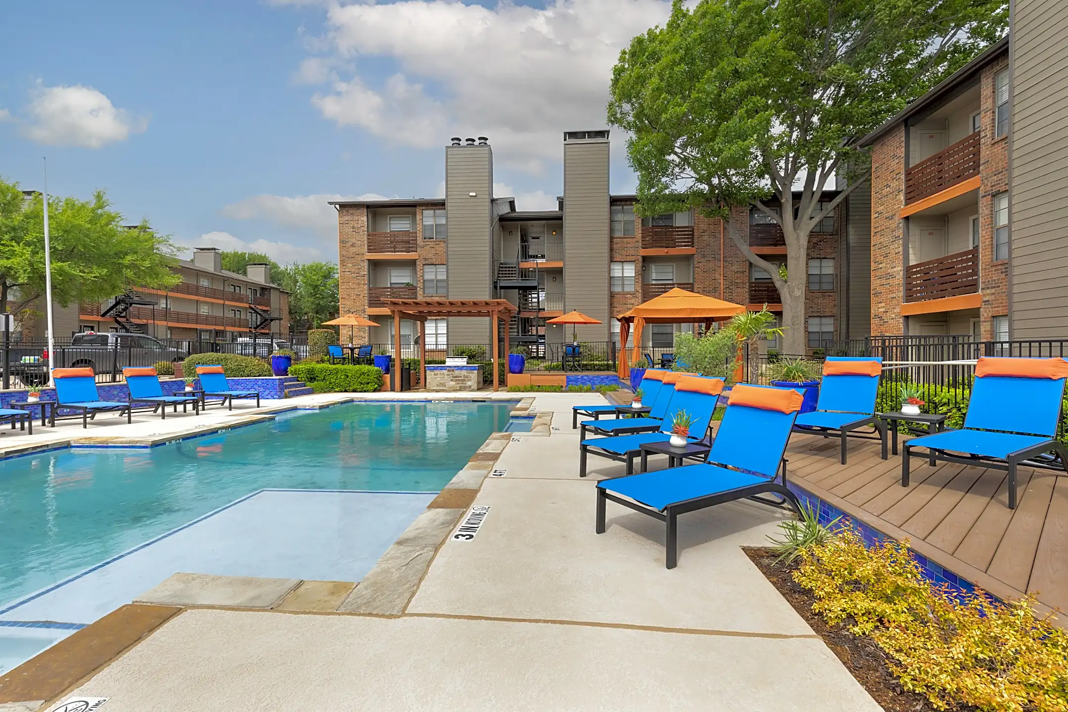 Pool - Brookside Apartments - Arlington, TX