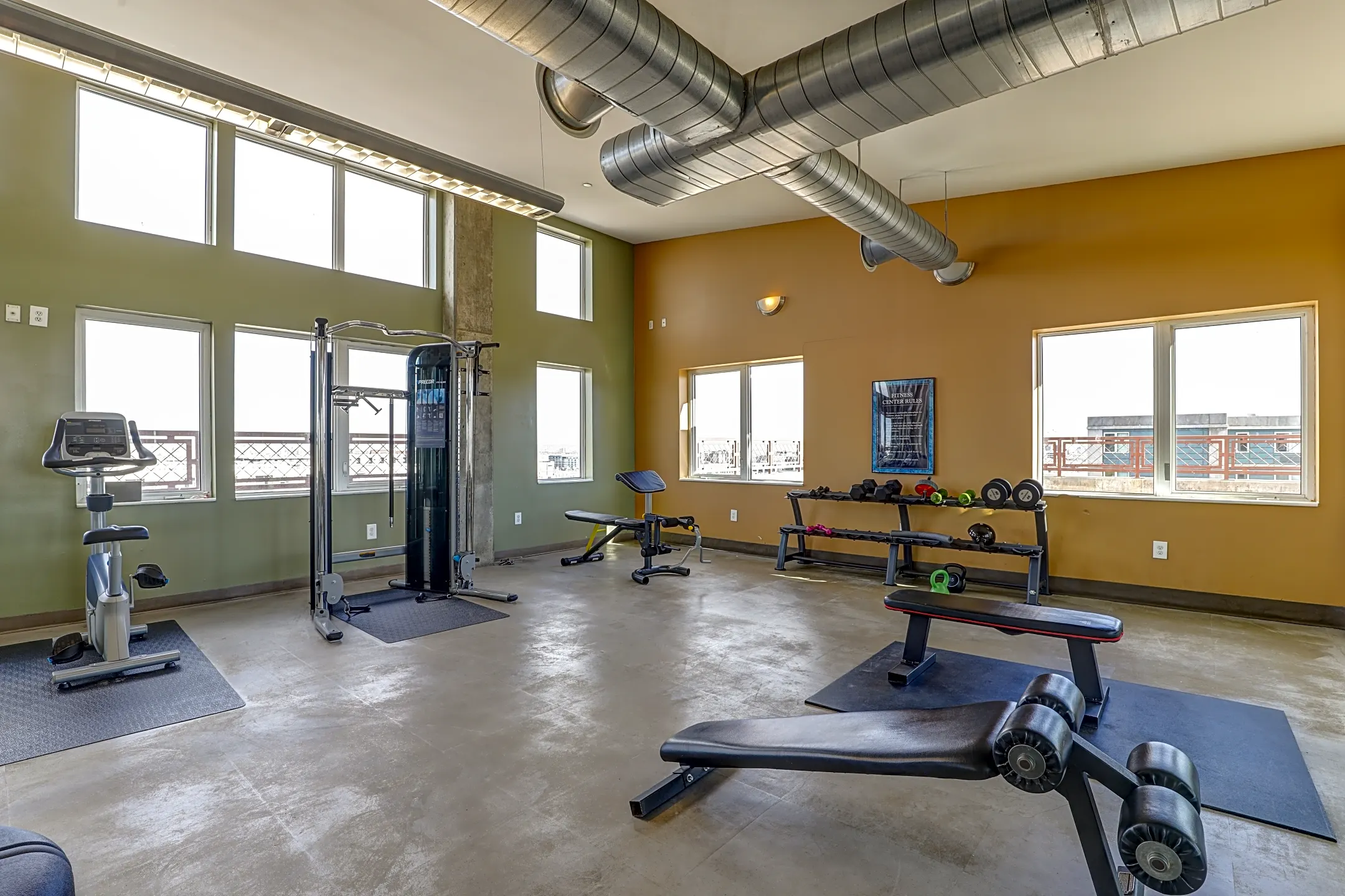 Fitness Weight Room - Broadway Plaza Lofts - Denver, CO