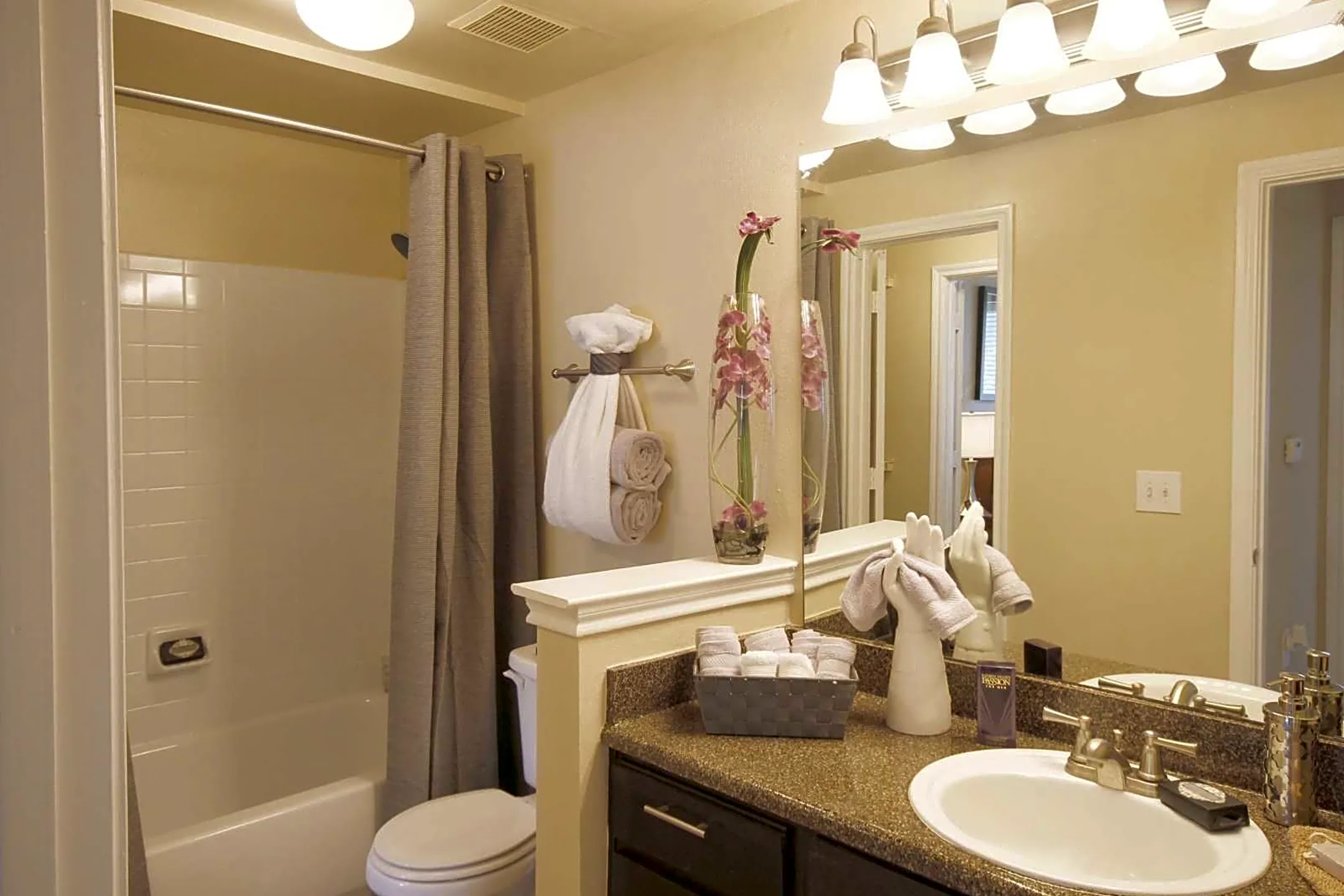 Bathroom - Emile Apartments - Houston, TX