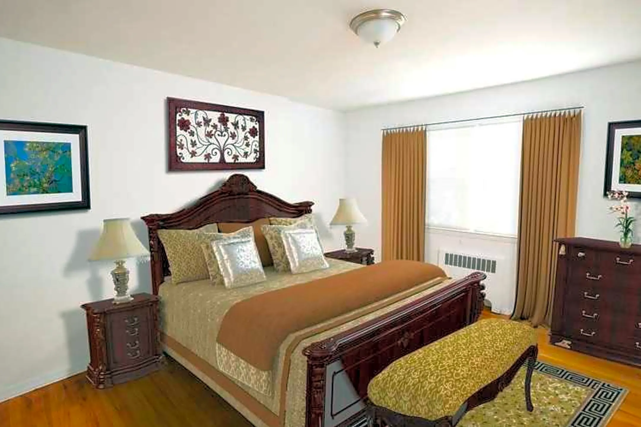 Bedroom - Oakhill Apartments - Long Branch, NJ