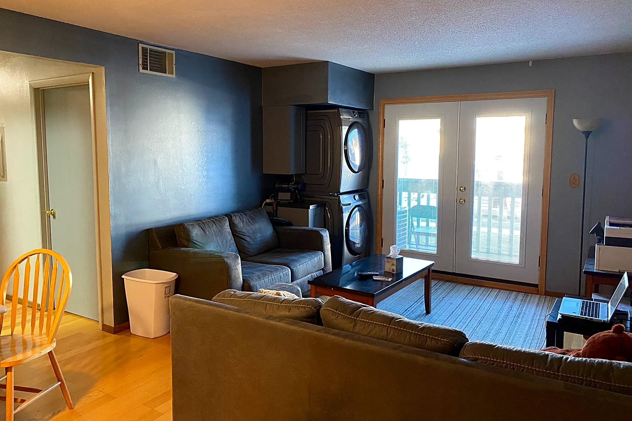 Living Room - Pfeffer Apartments - Champaign, IL