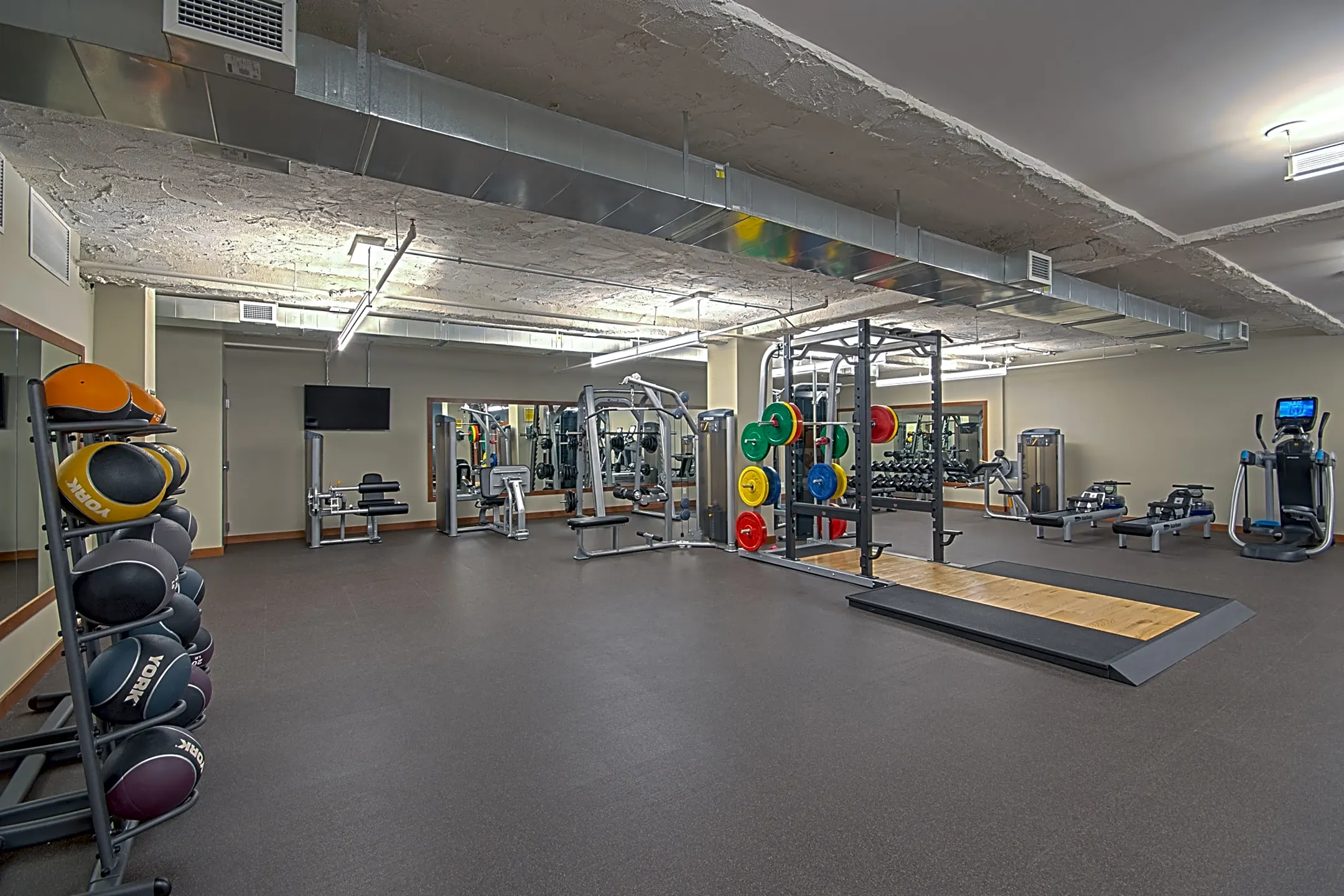 Fitness Weight Room - Press House Apartments - Saint Paul, MN