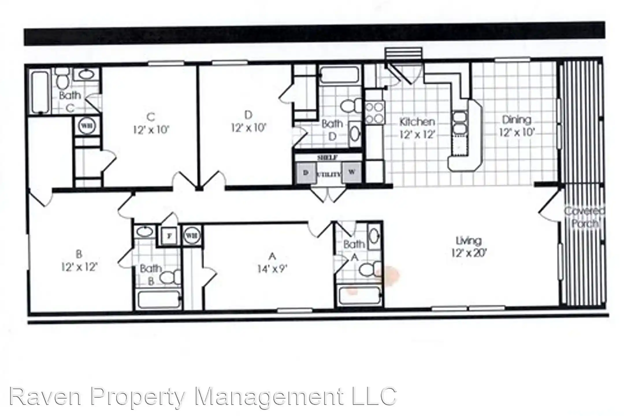 Kitchen - 166 Varsity Cir - Huntsville, TX