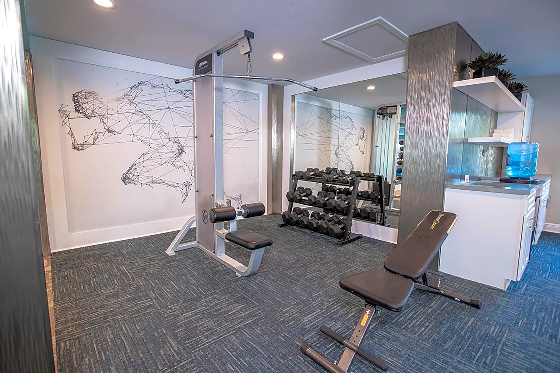 Fitness Weight Room - The View at Water's Edge - Lantana, FL
