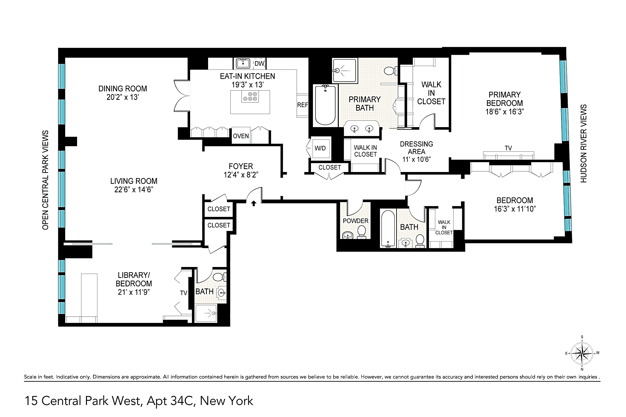 15 Central Park West #34C Apartments - New York, NY 10023