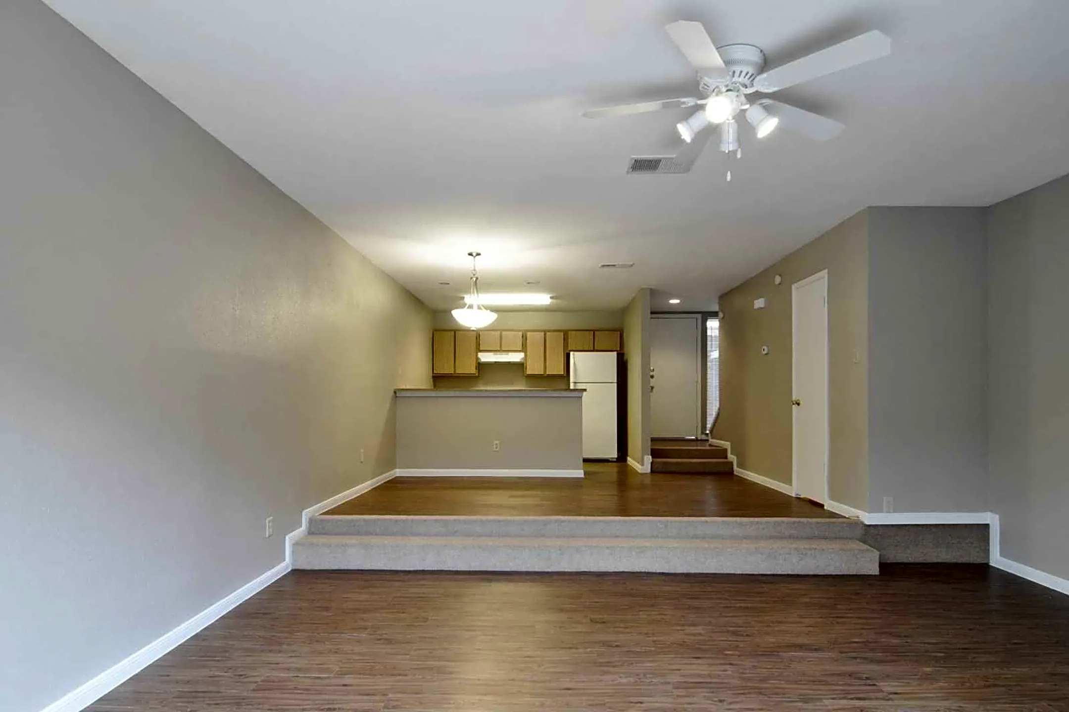 Living Room - The Townhomes on Three - Webster, TX
