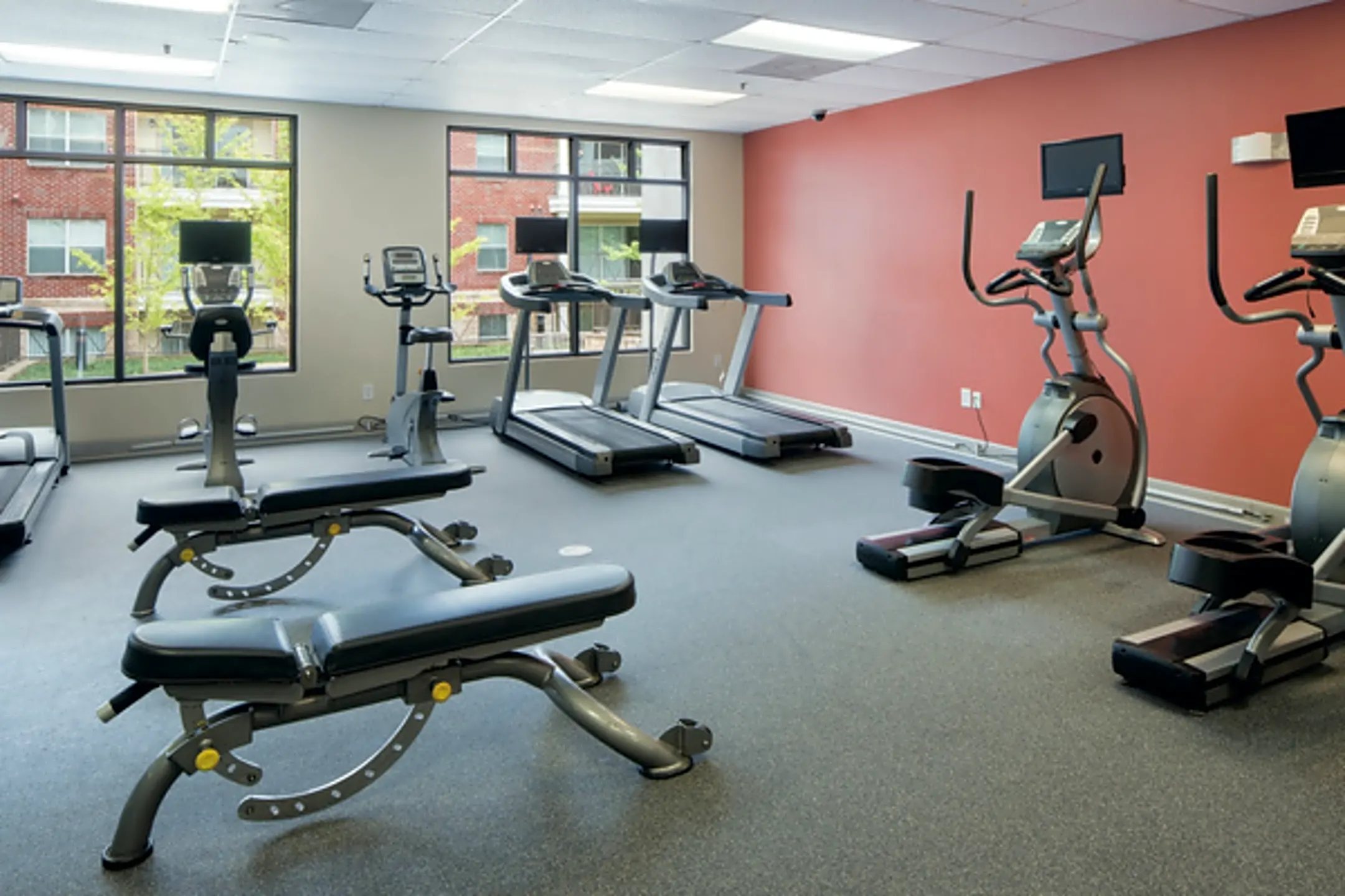 Fitness Weight Room - Grandmarc at the Corner - Charlottesville, VA
