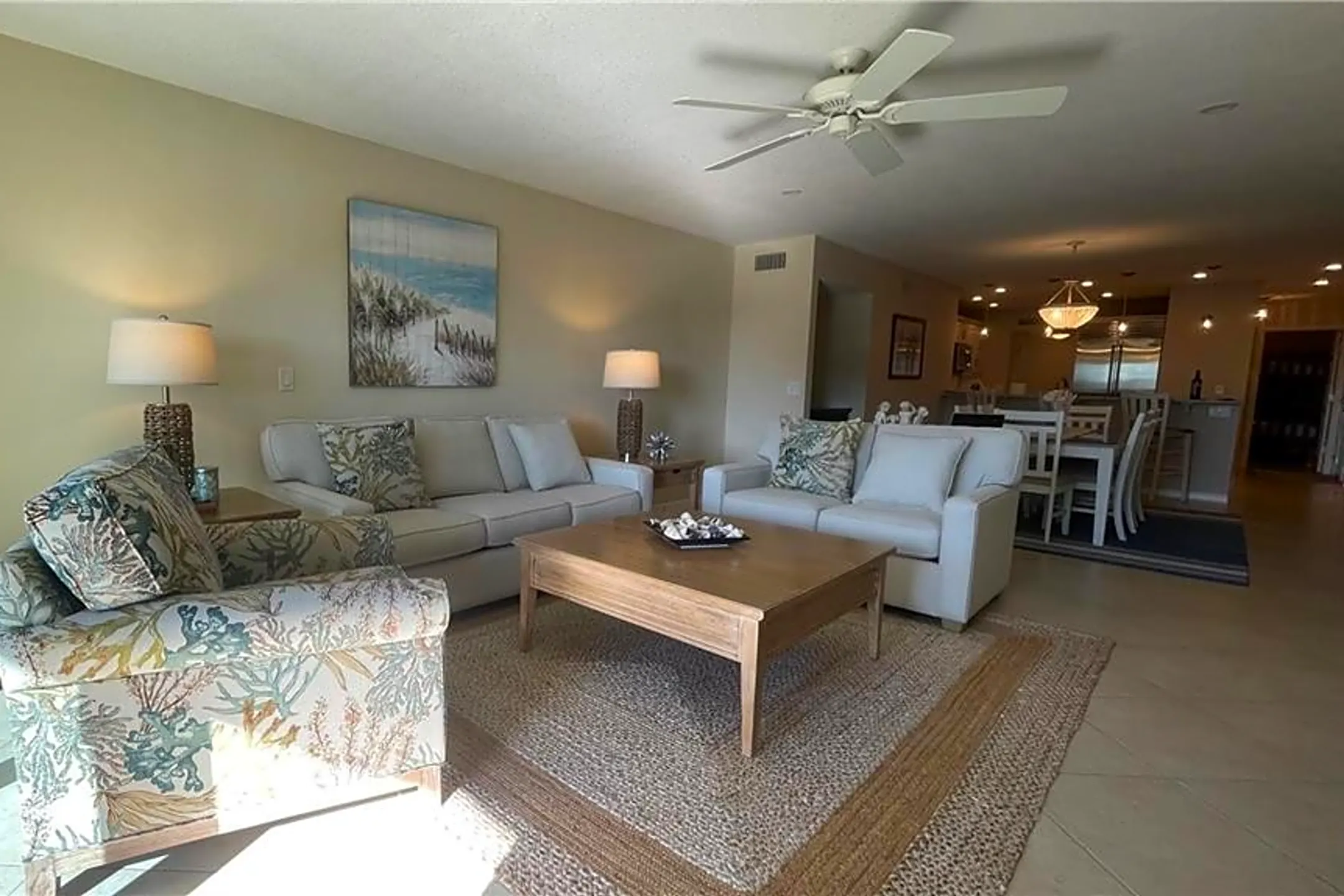 Living Room - 3939 Ocean Dr #407B - Vero Beach, FL