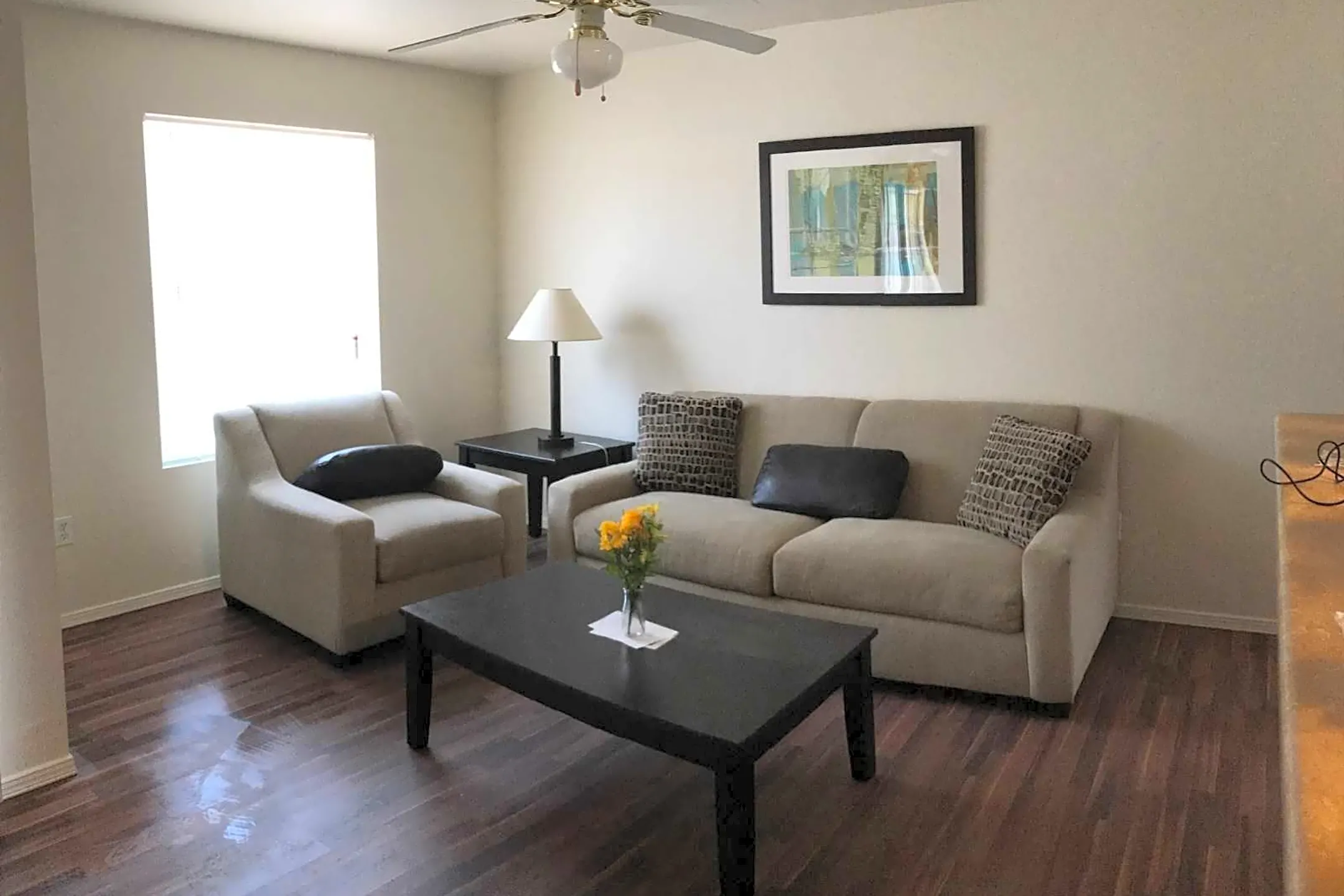 Living Room - Desert Village Apartments - El Paso, TX