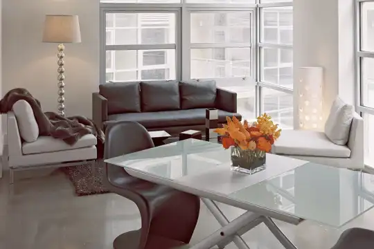 living room with abundant sunlight