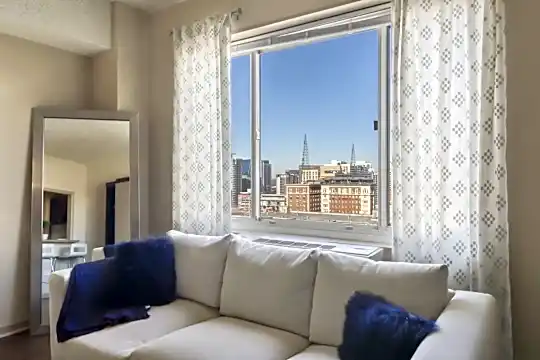 living room with a healthy amount of sunlight