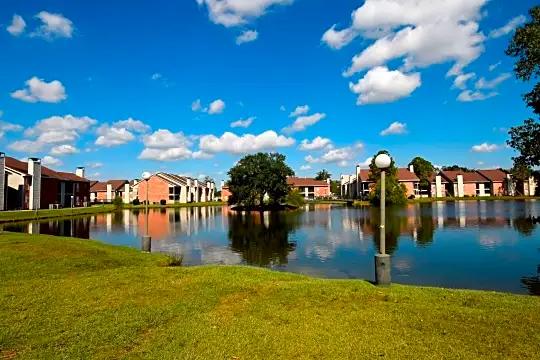 property view of water featuring a large lawn