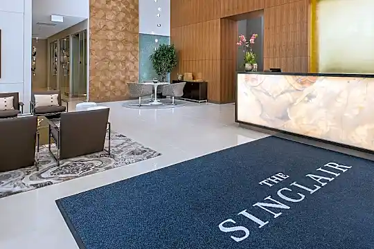 reception featuring carpet